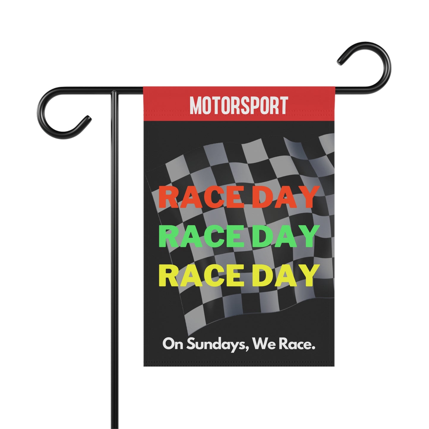 Yard Flag Sunday Race Day Flag Motorsports