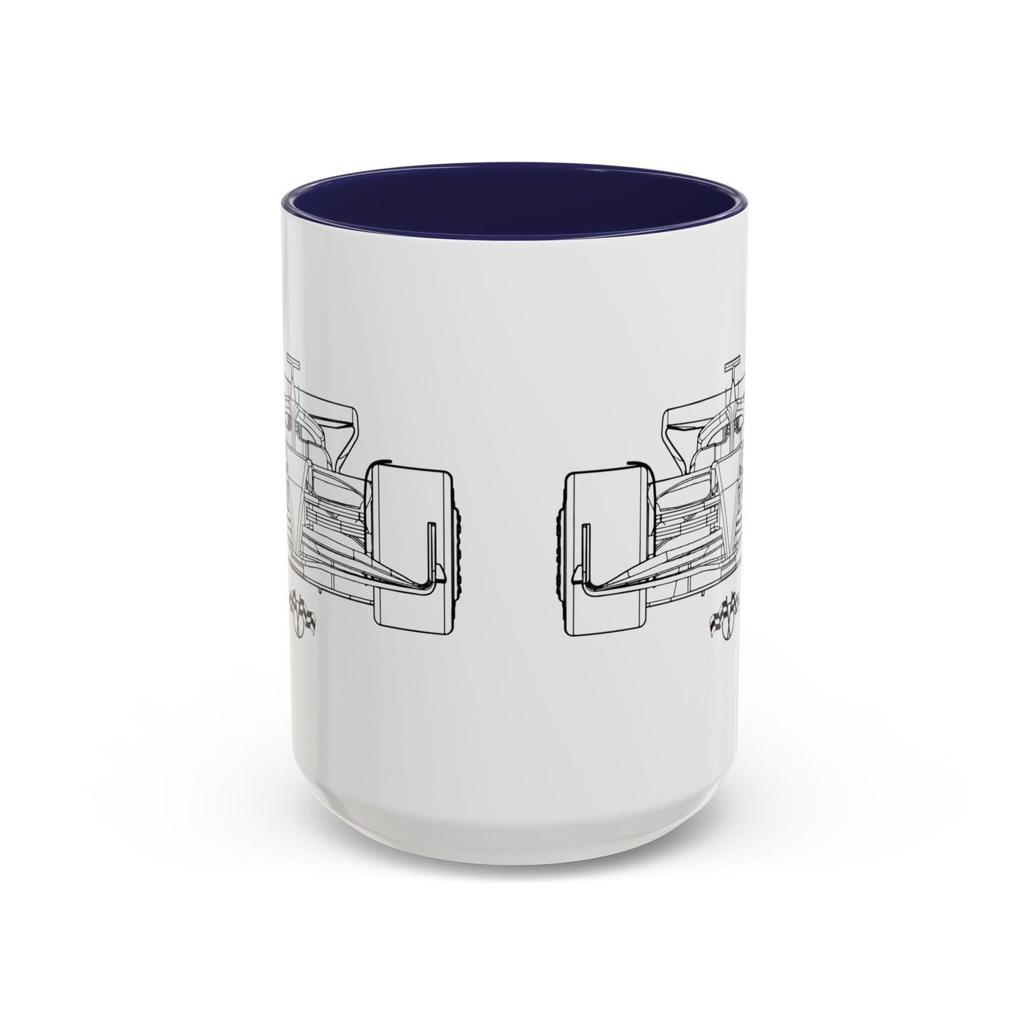Formula 1 Race Car Accent Mug (11oz)