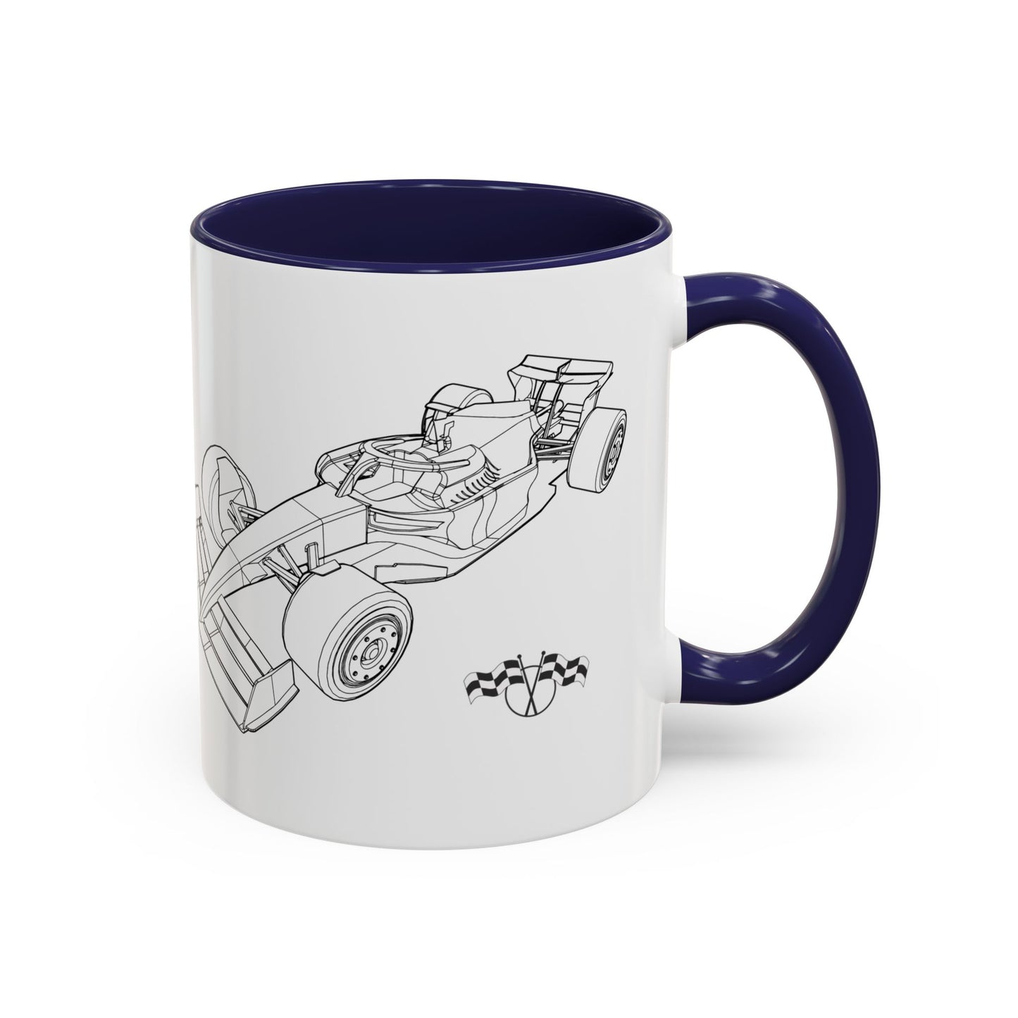 Formula 1 Race Car Coffee Mug, 11oz