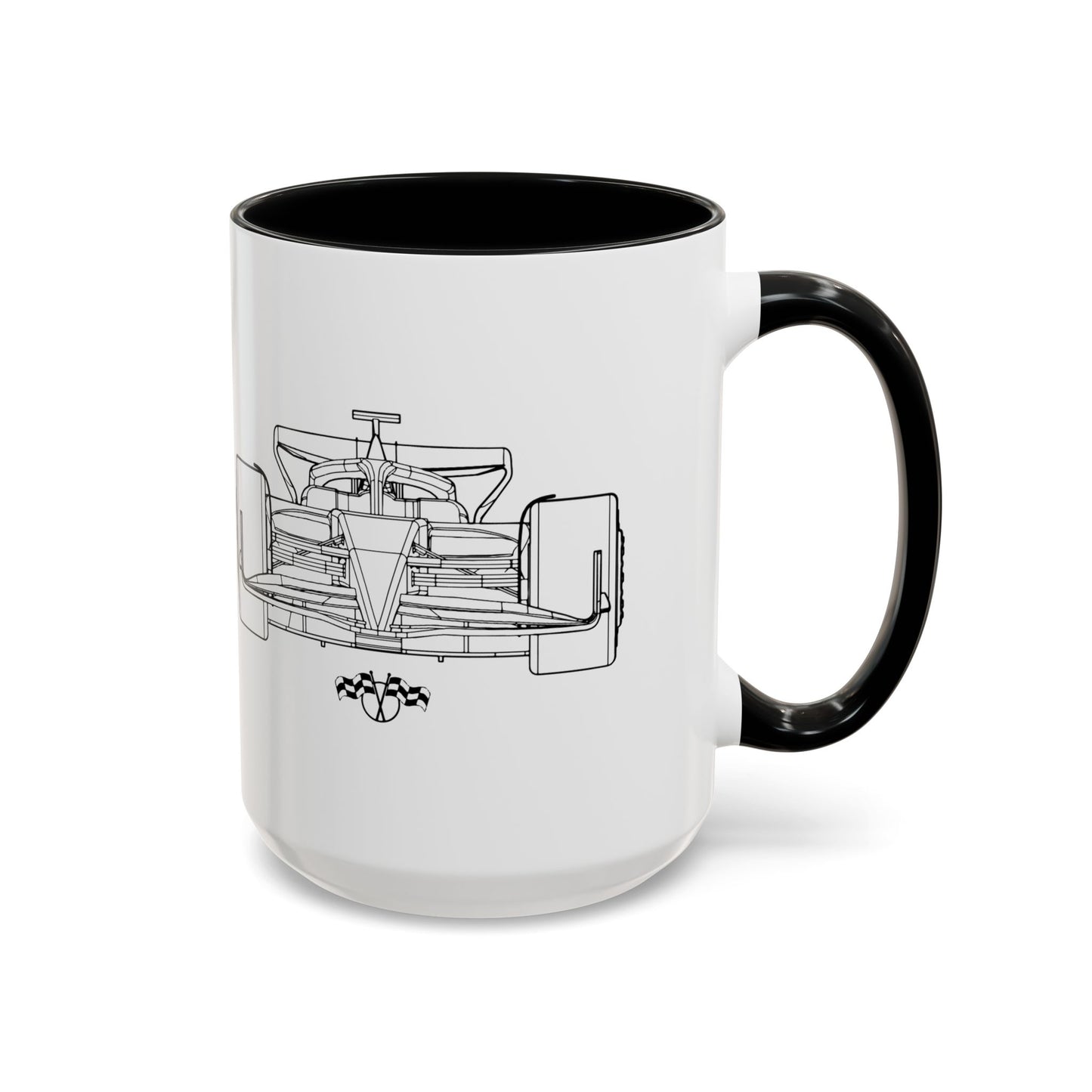 Formula 1 Race Car Accent Mug (11oz)
