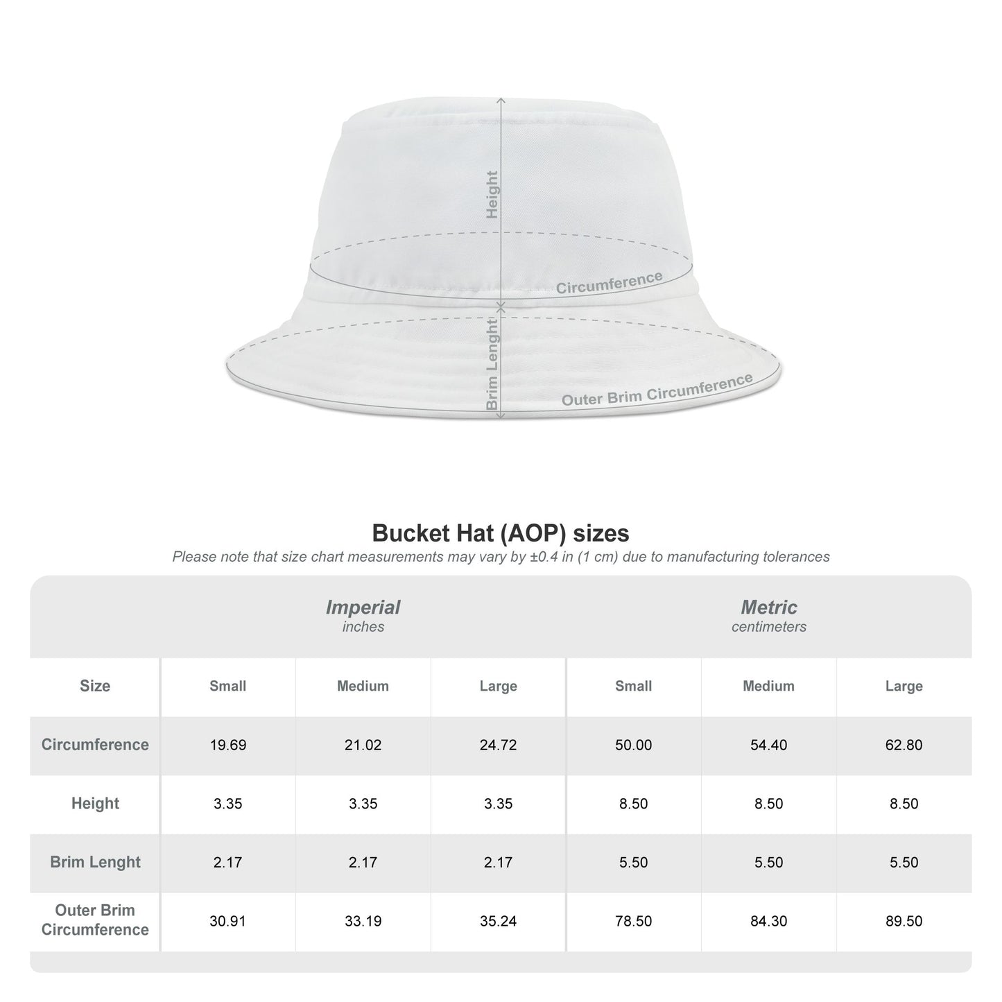 Formula 1 Race Track Bucket Hat — White Motorsport Graphic