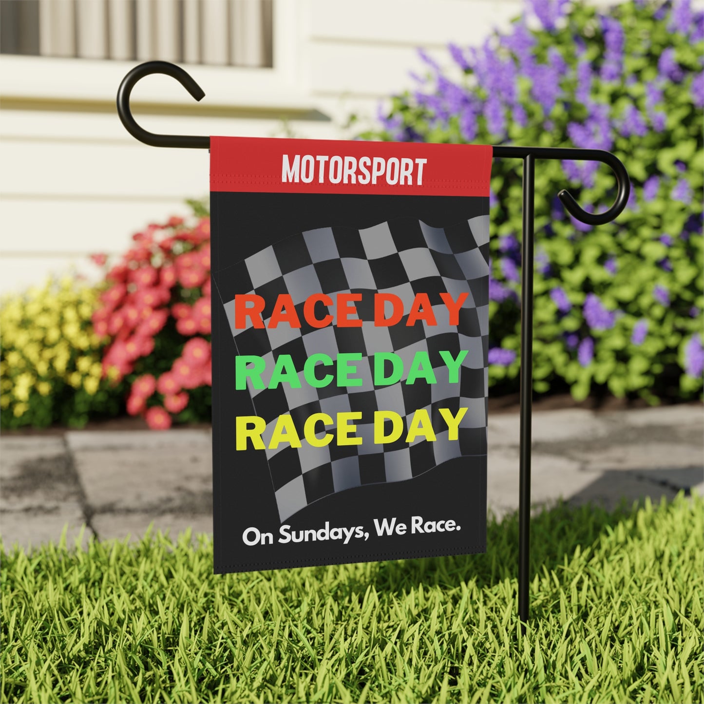 Yard Flag Sunday Race Day Flag Motorsports