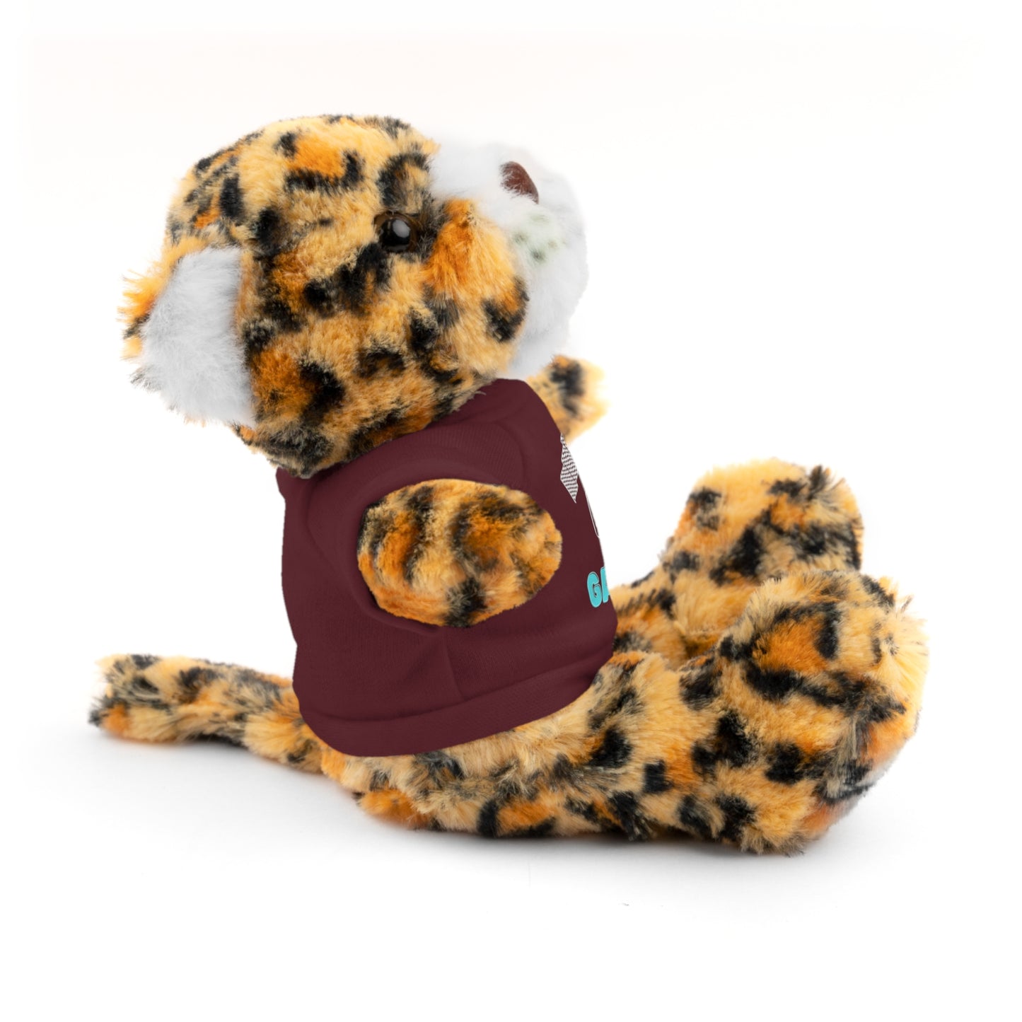 Personalized Race Car Stuffed Animals with T-Shirt