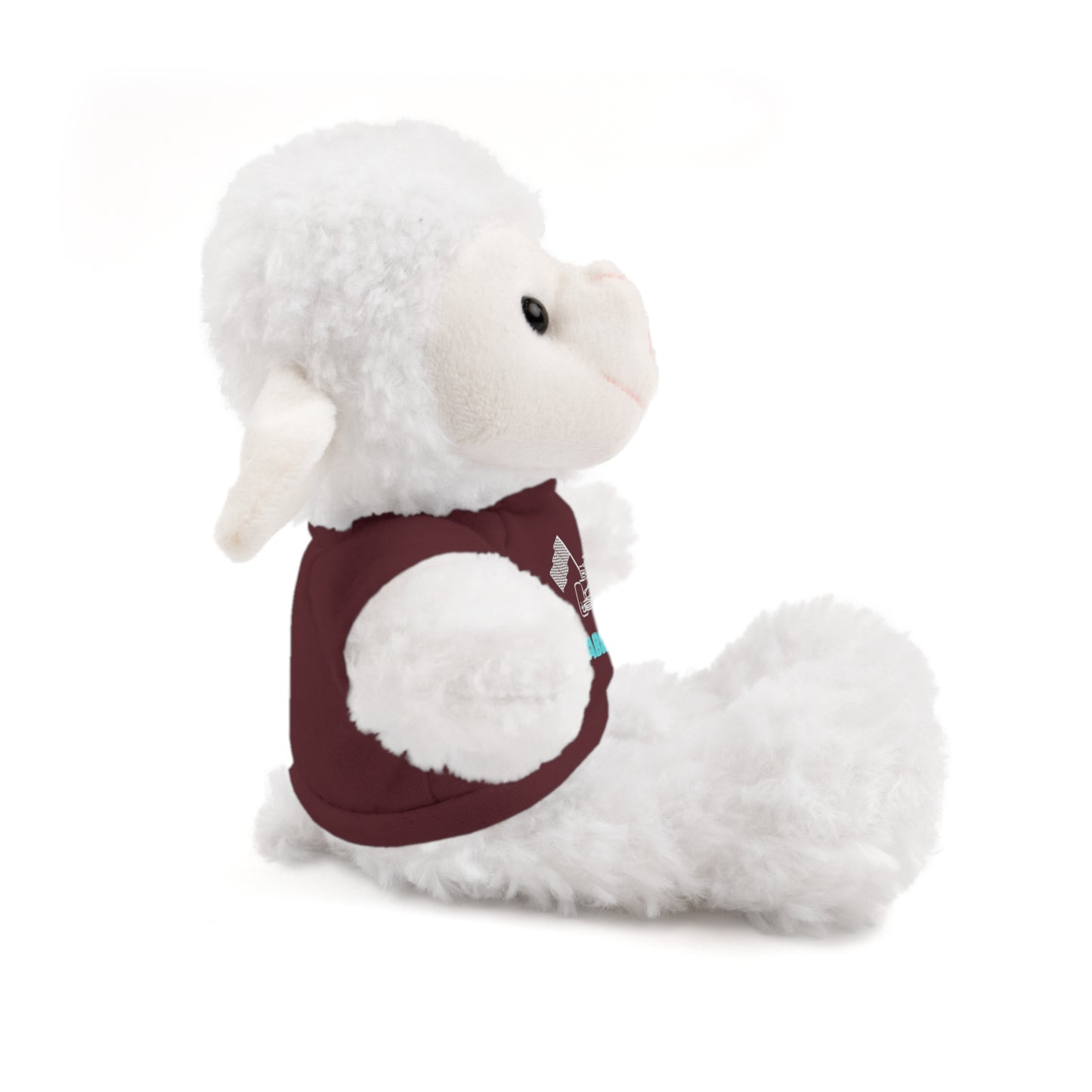 Personalized Race Car Stuffed Animals with T-Shirt