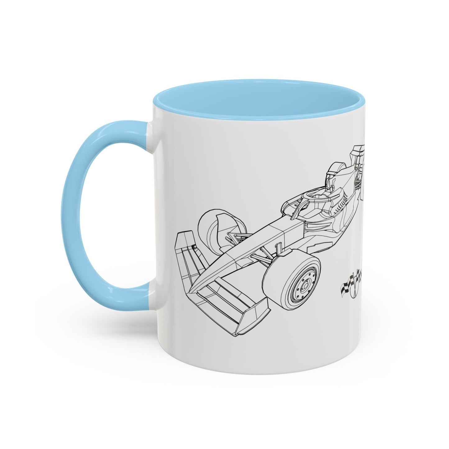 Formula 1 Race Car Coffee Mug, 11oz