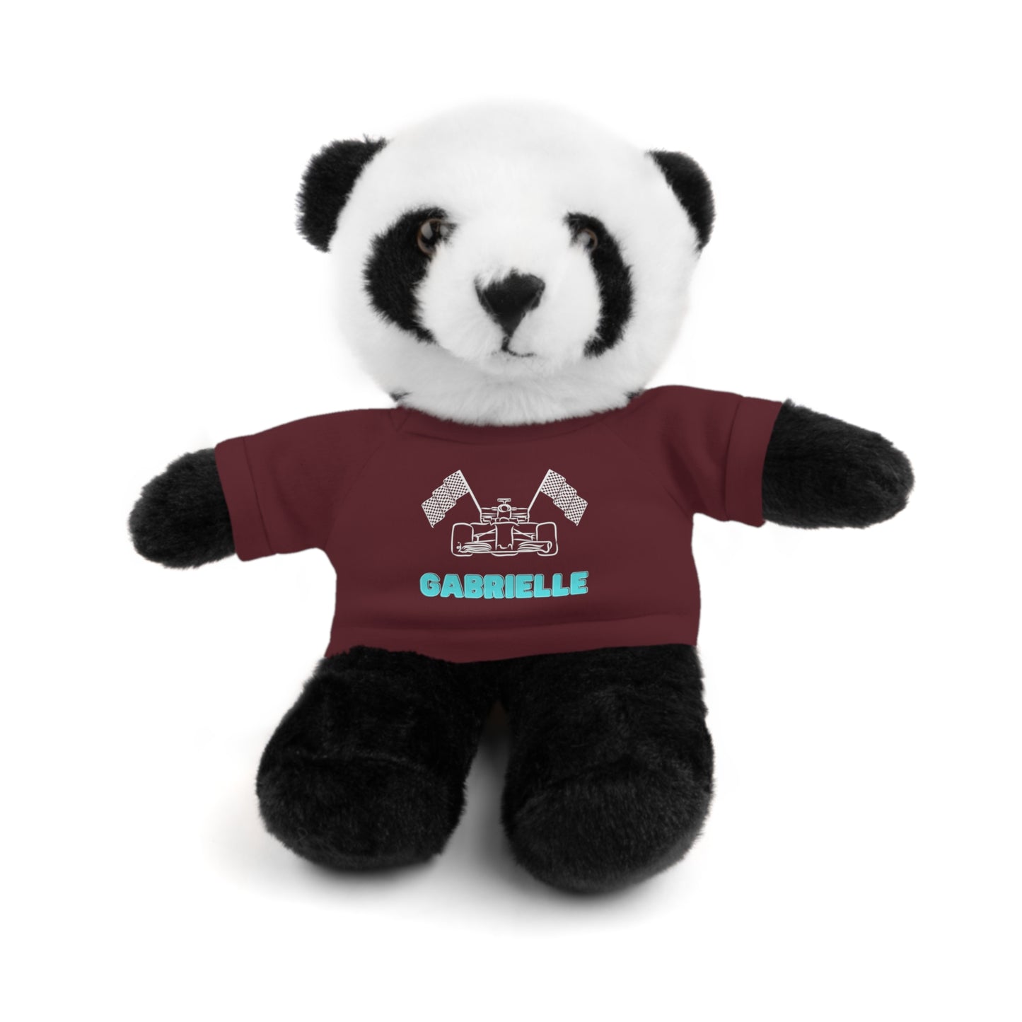 Personalized Race Car Stuffed Animals with T-Shirt