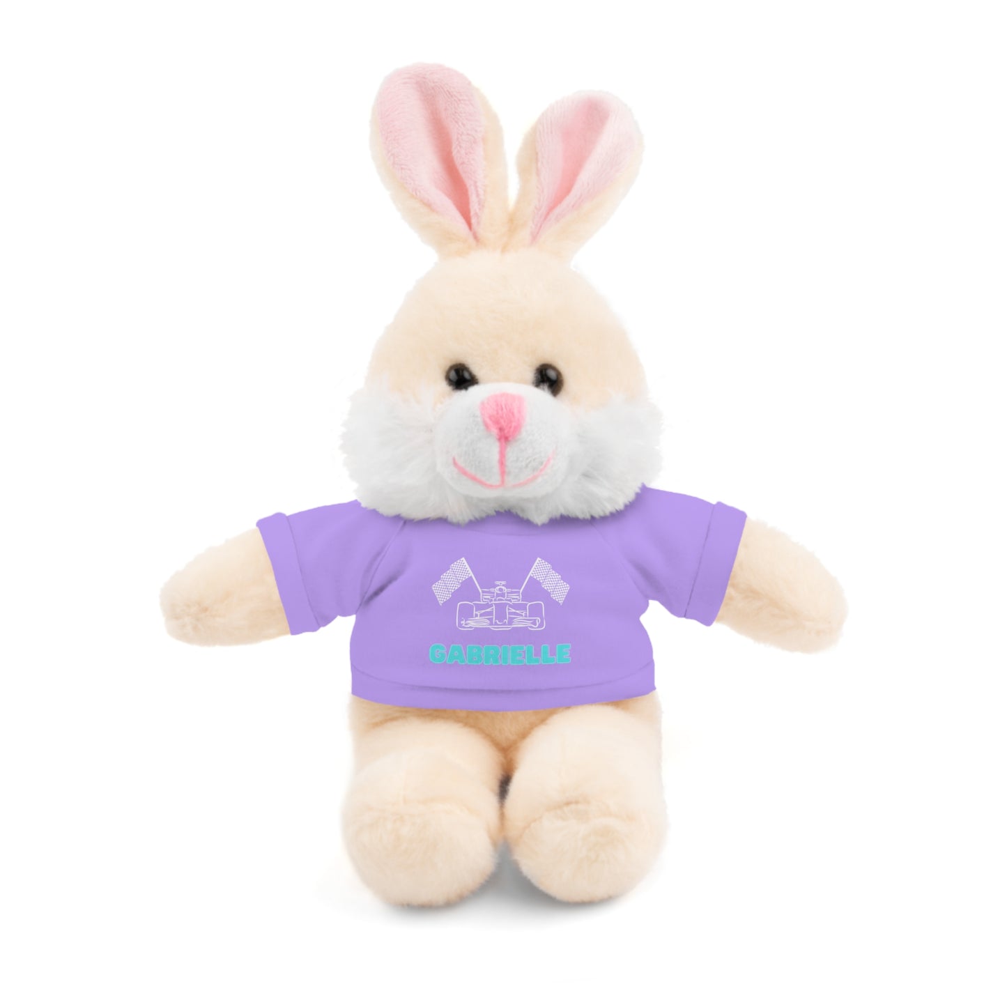 Personalized Race Car Stuffed Animals with T-Shirt