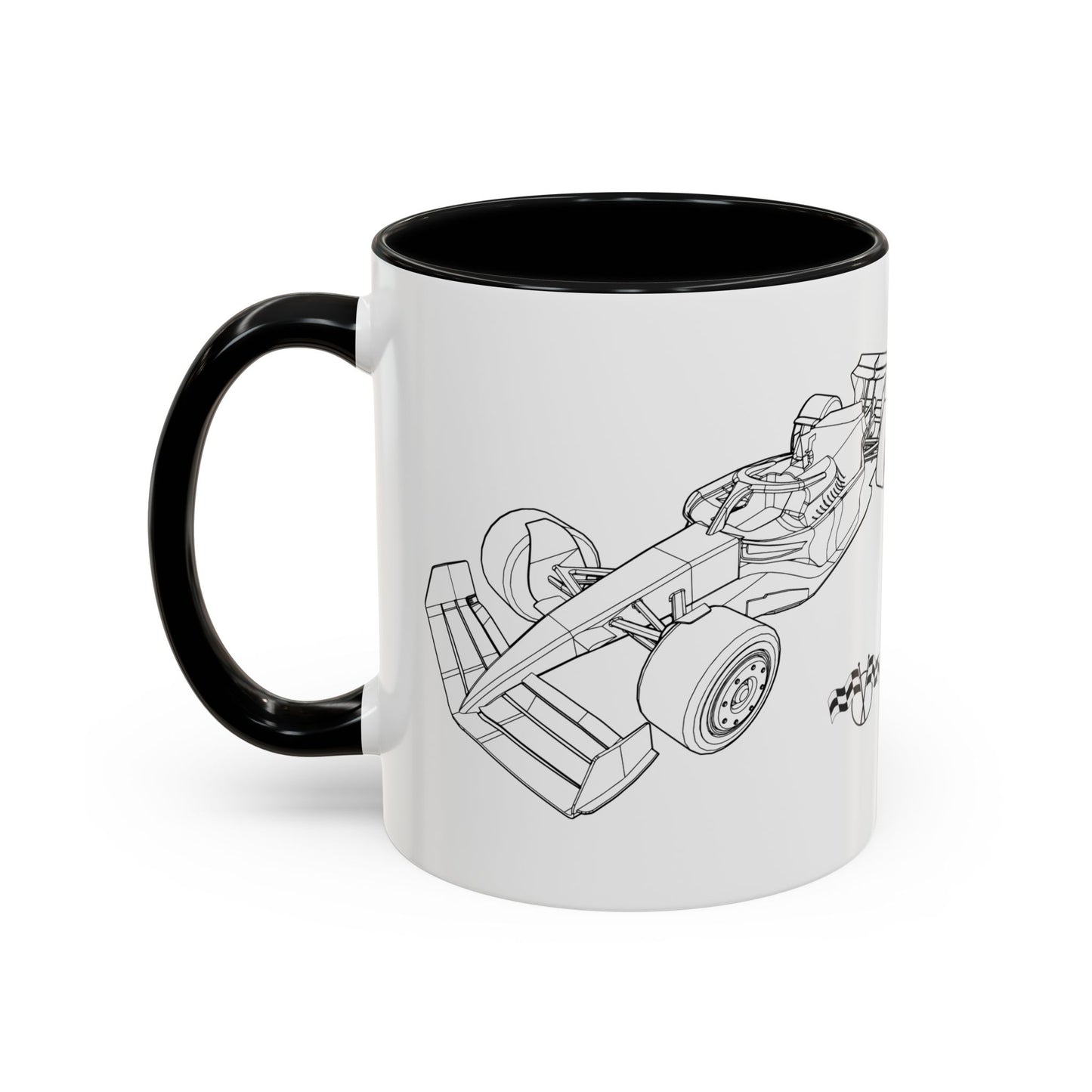 Formula 1 Race Car Coffee Mug, 11oz