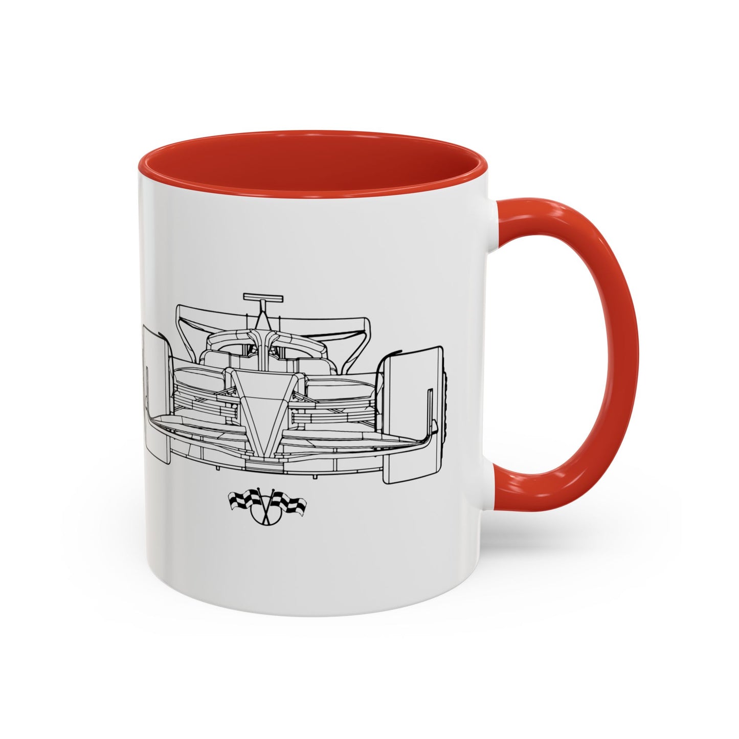 Formula 1 Race Car Accent Mug (11oz)