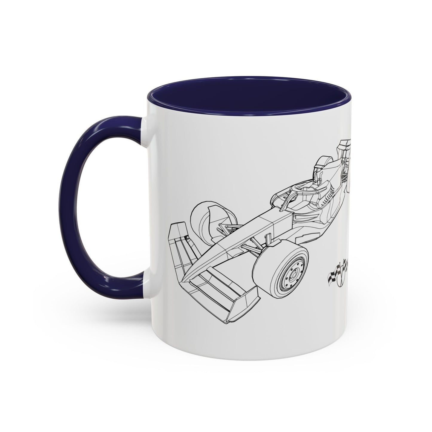 Formula 1 Race Car Coffee Mug, 11oz