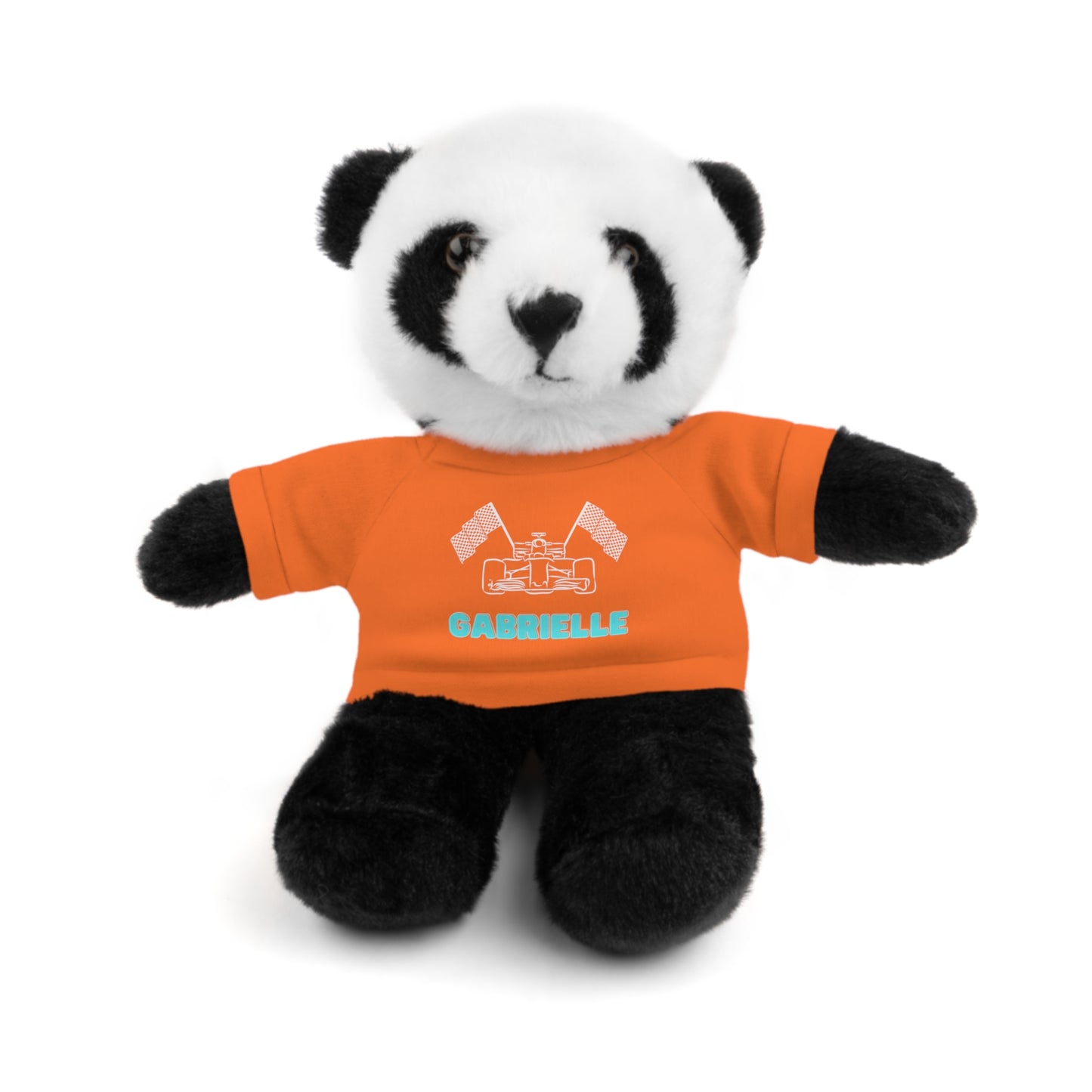 Personalized Race Car Stuffed Animals with T-Shirt