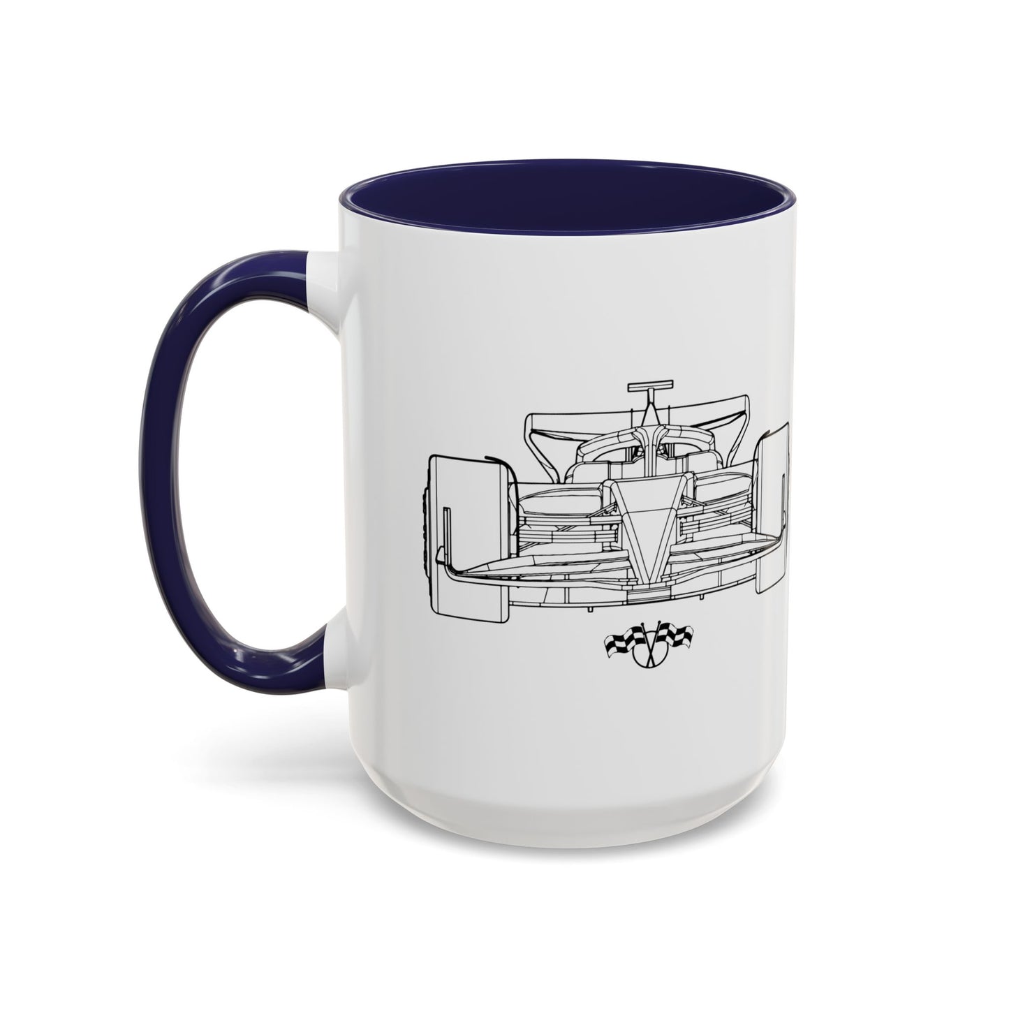 Formula 1 Race Car Accent Mug (11oz)