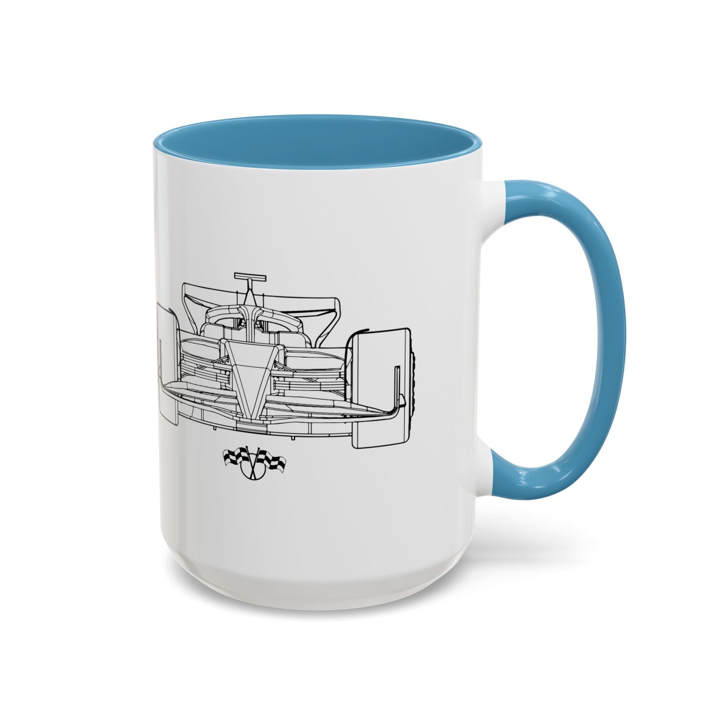 Formula 1 Race Car Accent Mug (11oz)
