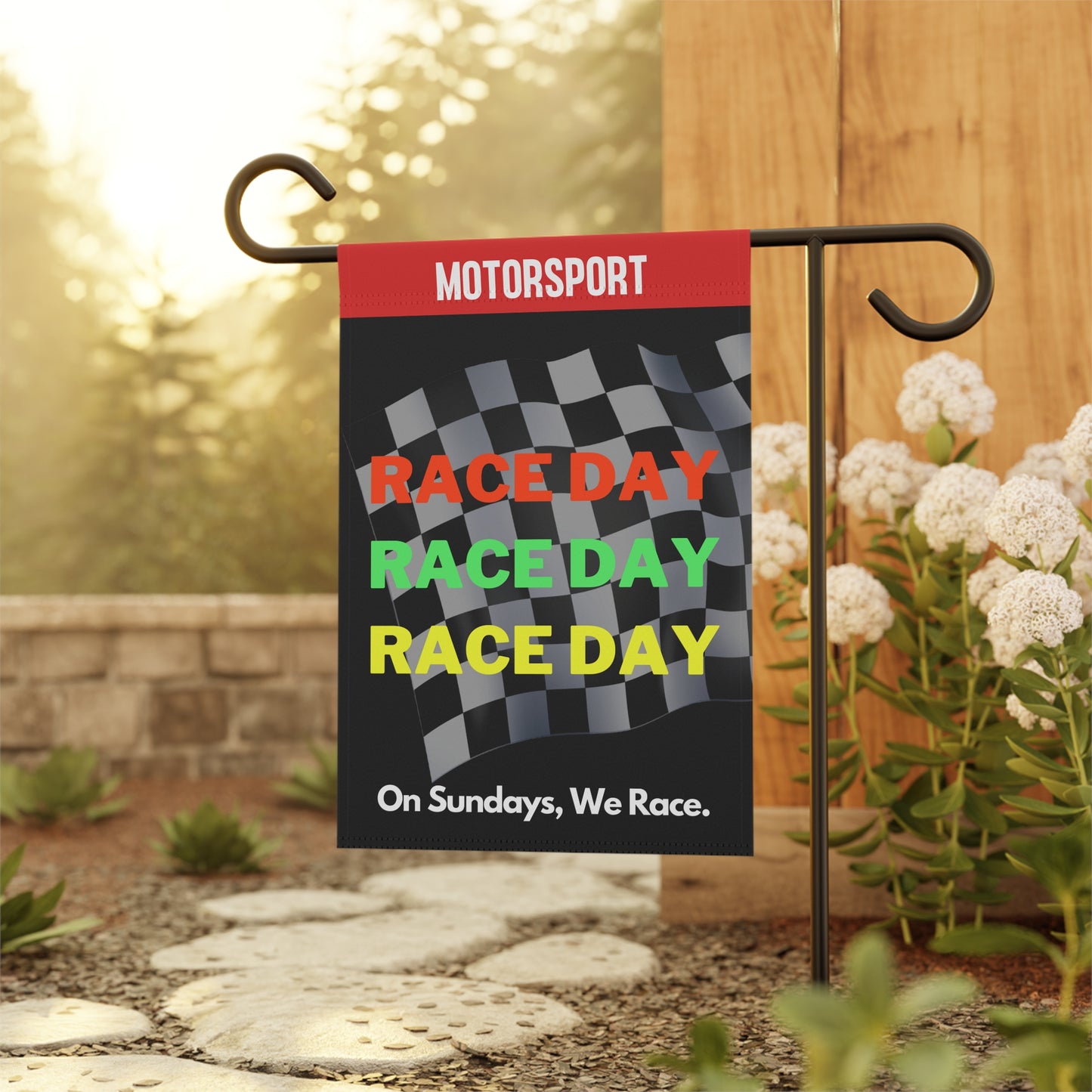 Yard Flag Sunday Race Day Flag Motorsports
