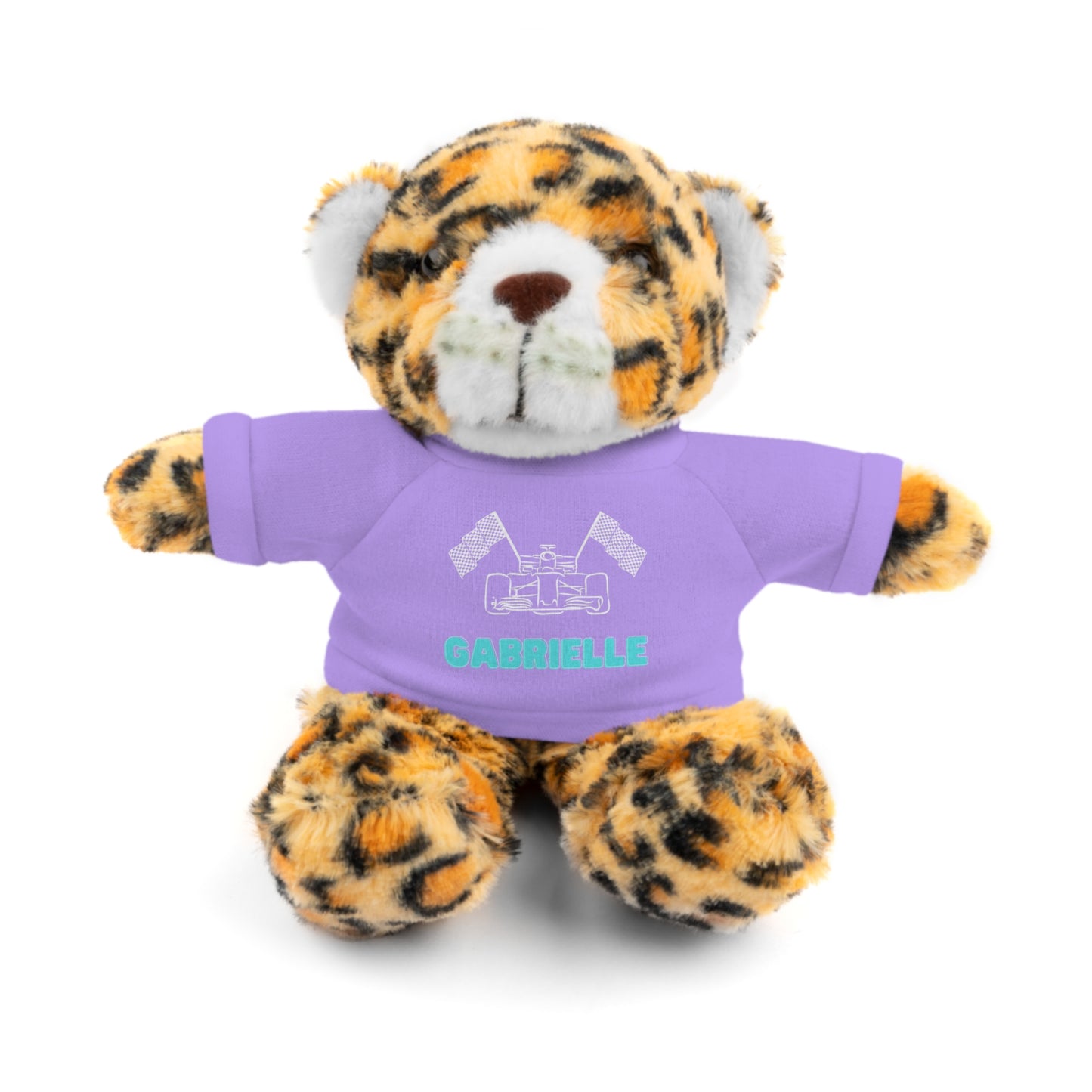 Personalized Race Car Stuffed Animals with T-Shirt