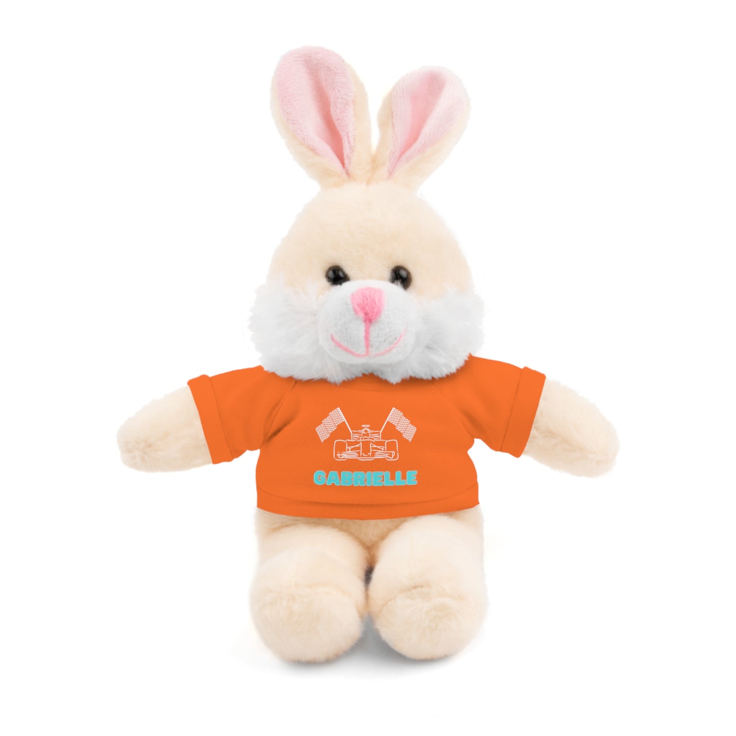 Personalized Race Car Stuffed Animals with T-Shirt