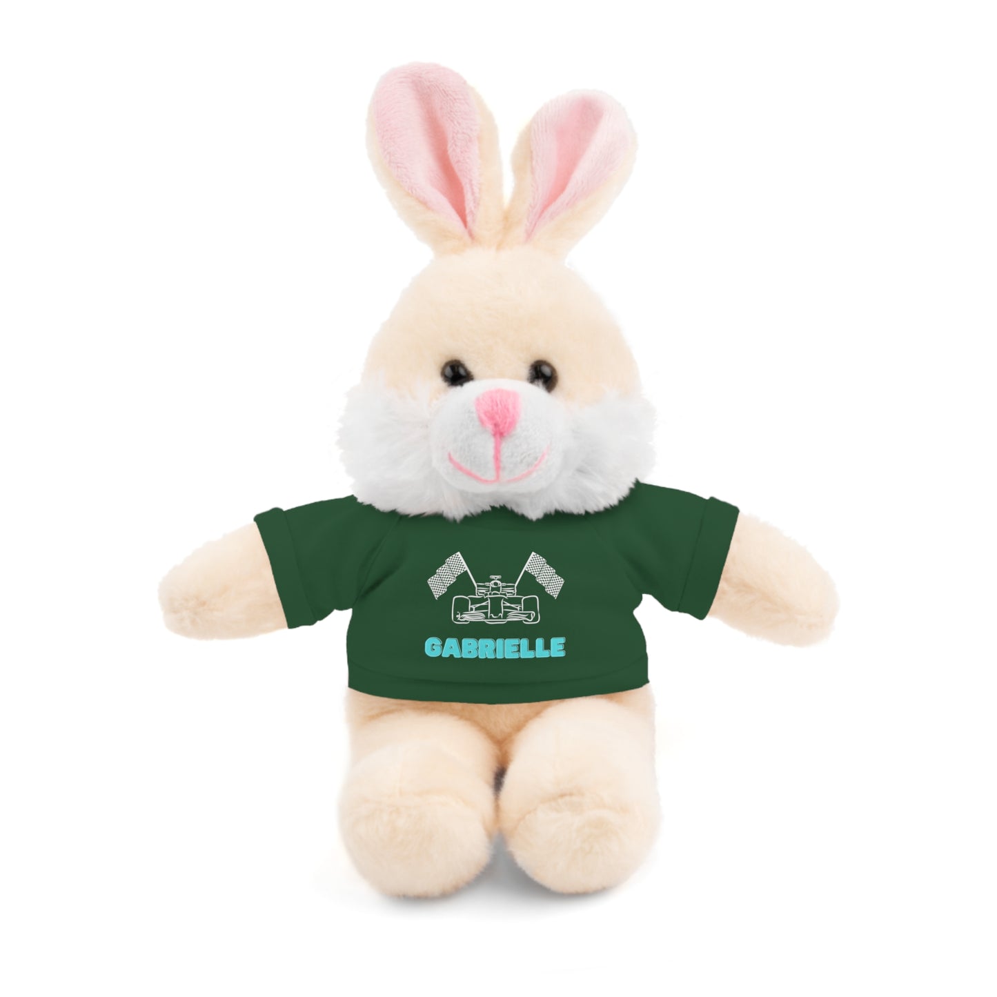 Personalized Race Car Stuffed Animals with T-Shirt