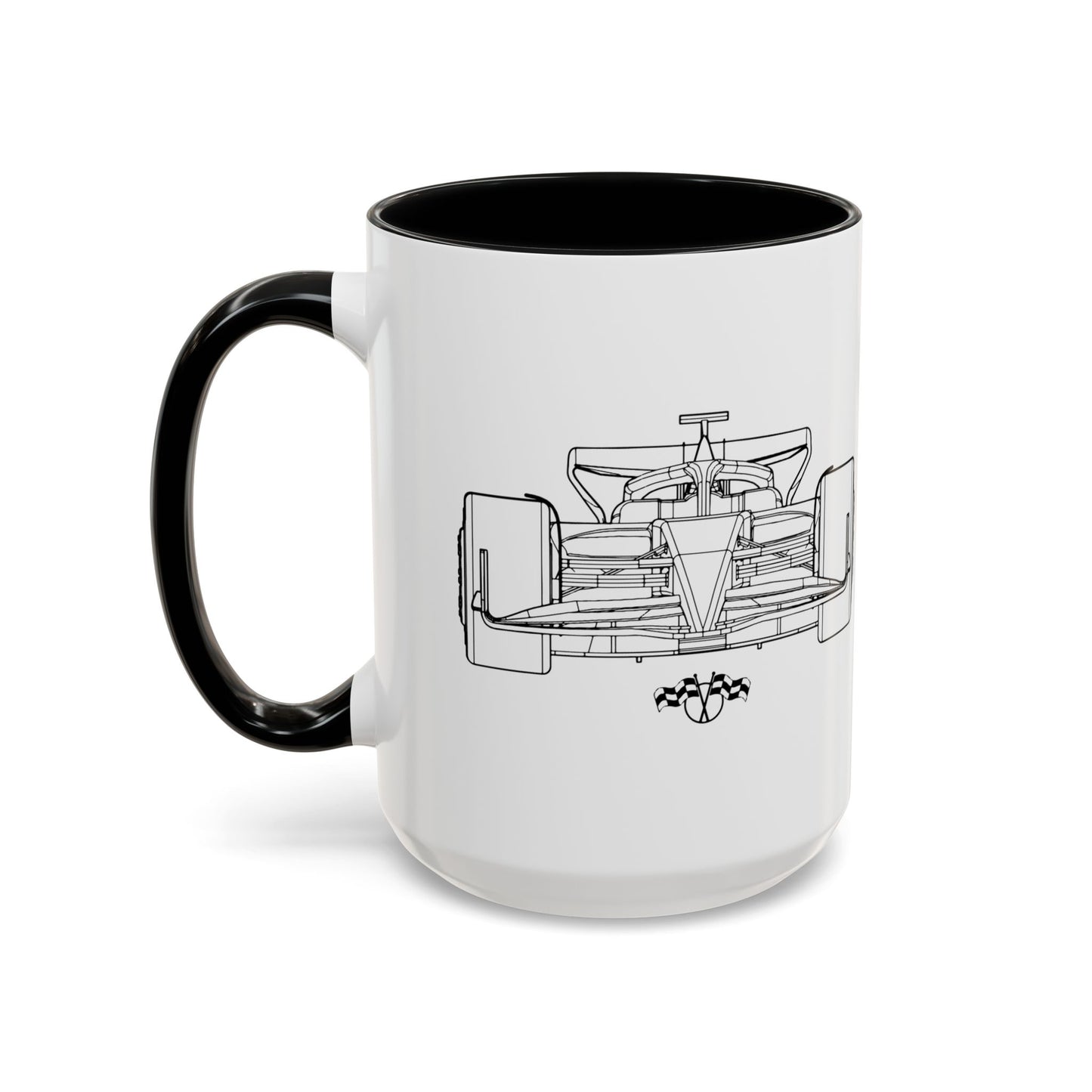 Formula 1 Race Car Accent Mug (11oz)