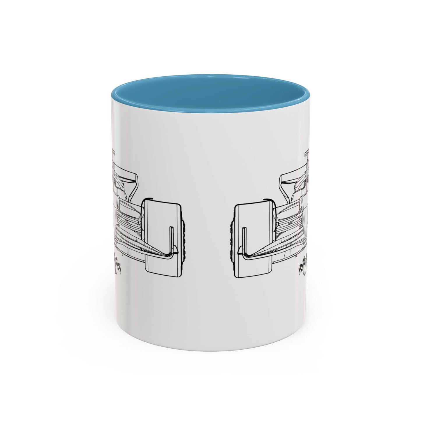 Formula 1 Race Car Accent Mug (11oz)