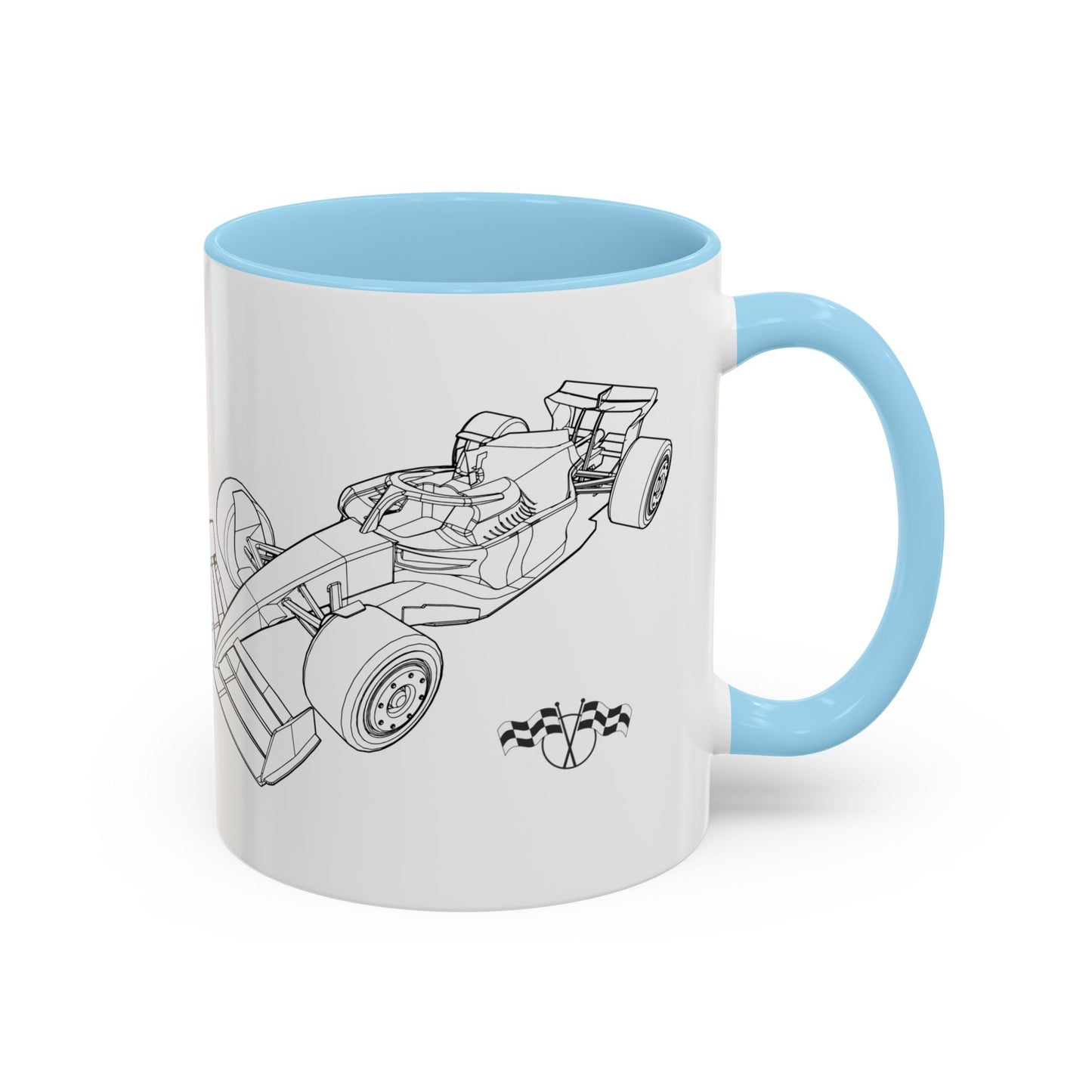 Formula 1 Race Car Coffee Mug, 11oz
