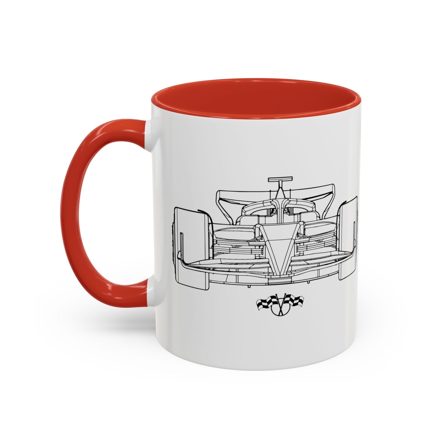 Formula 1 Race Car Accent Mug (11oz)