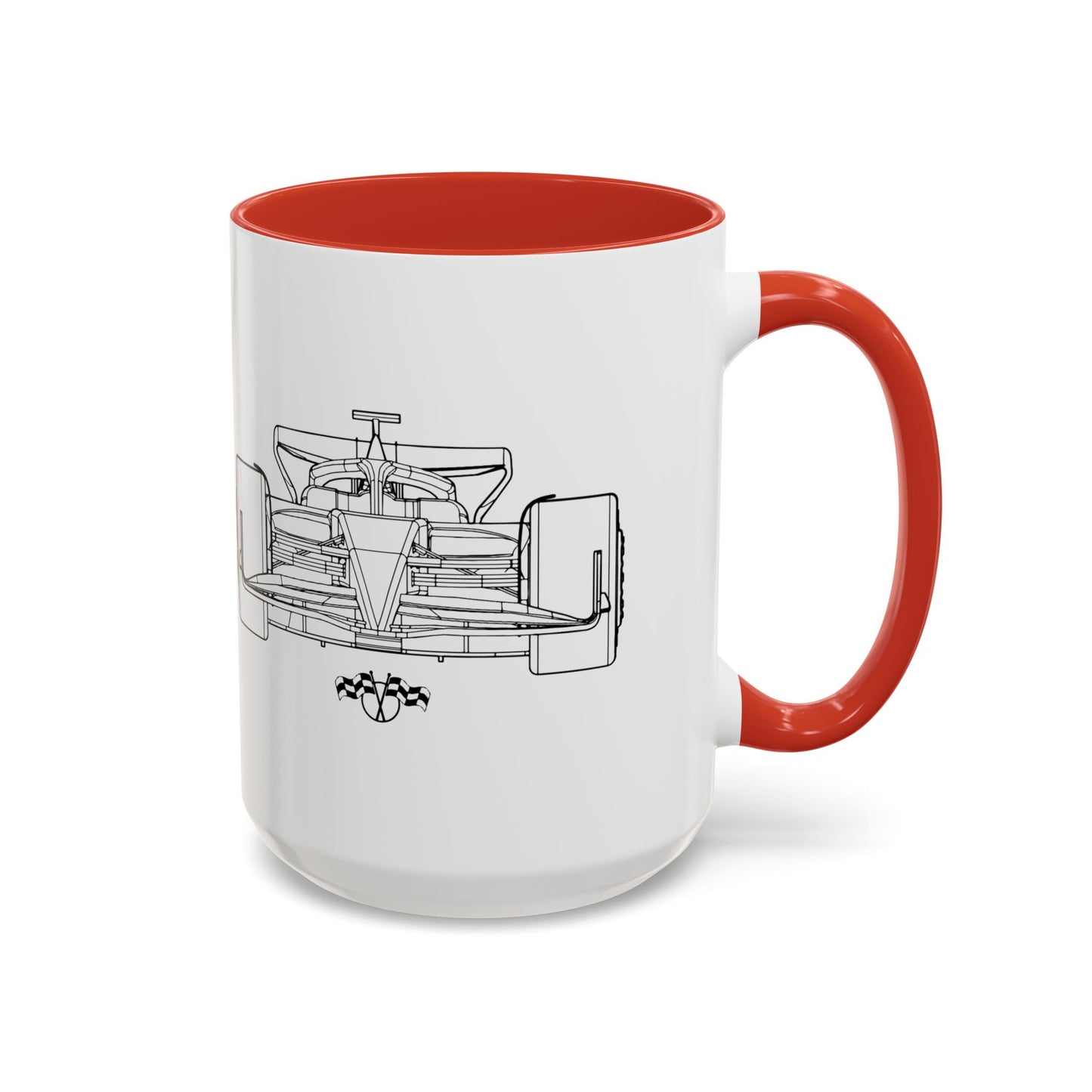 Formula 1 Race Car Accent Mug (11oz)