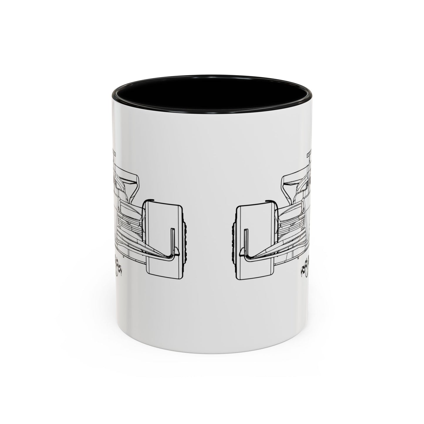 Formula 1 Race Car Accent Mug (11oz)
