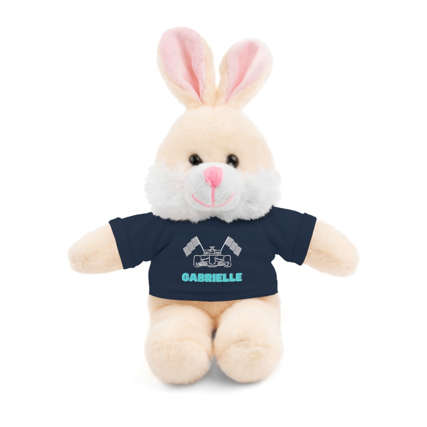 Personalized Race Car Stuffed Animals with T-Shirt