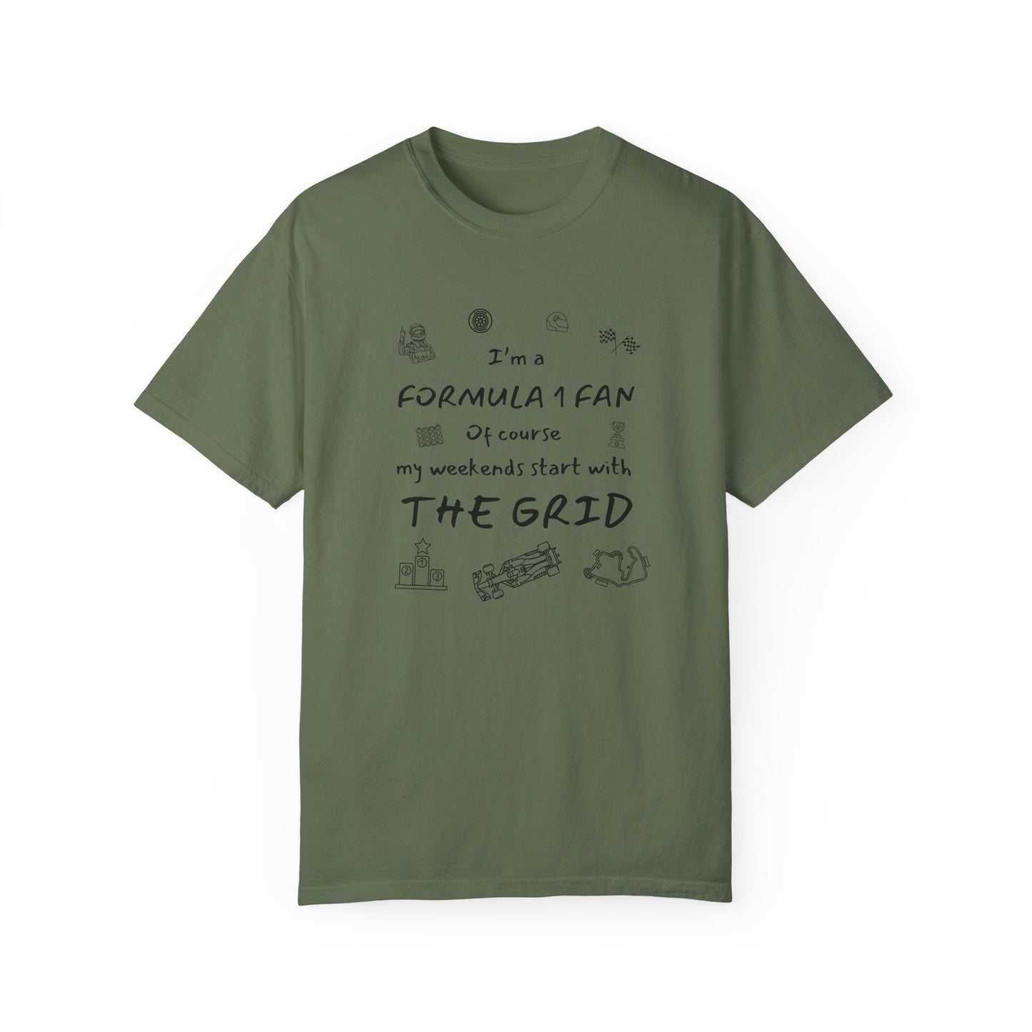I'm A Formula 1 Fan Of Course My Weekends Start With The Grid T-Shirt