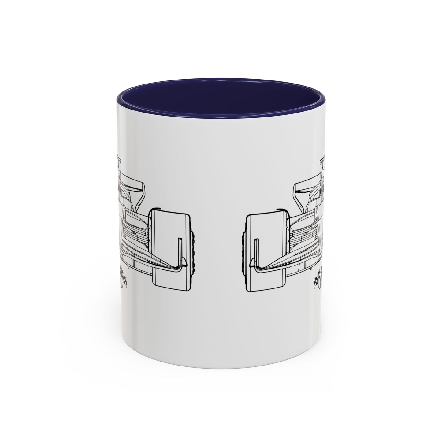 Formula 1 Race Car Accent Mug (11oz)