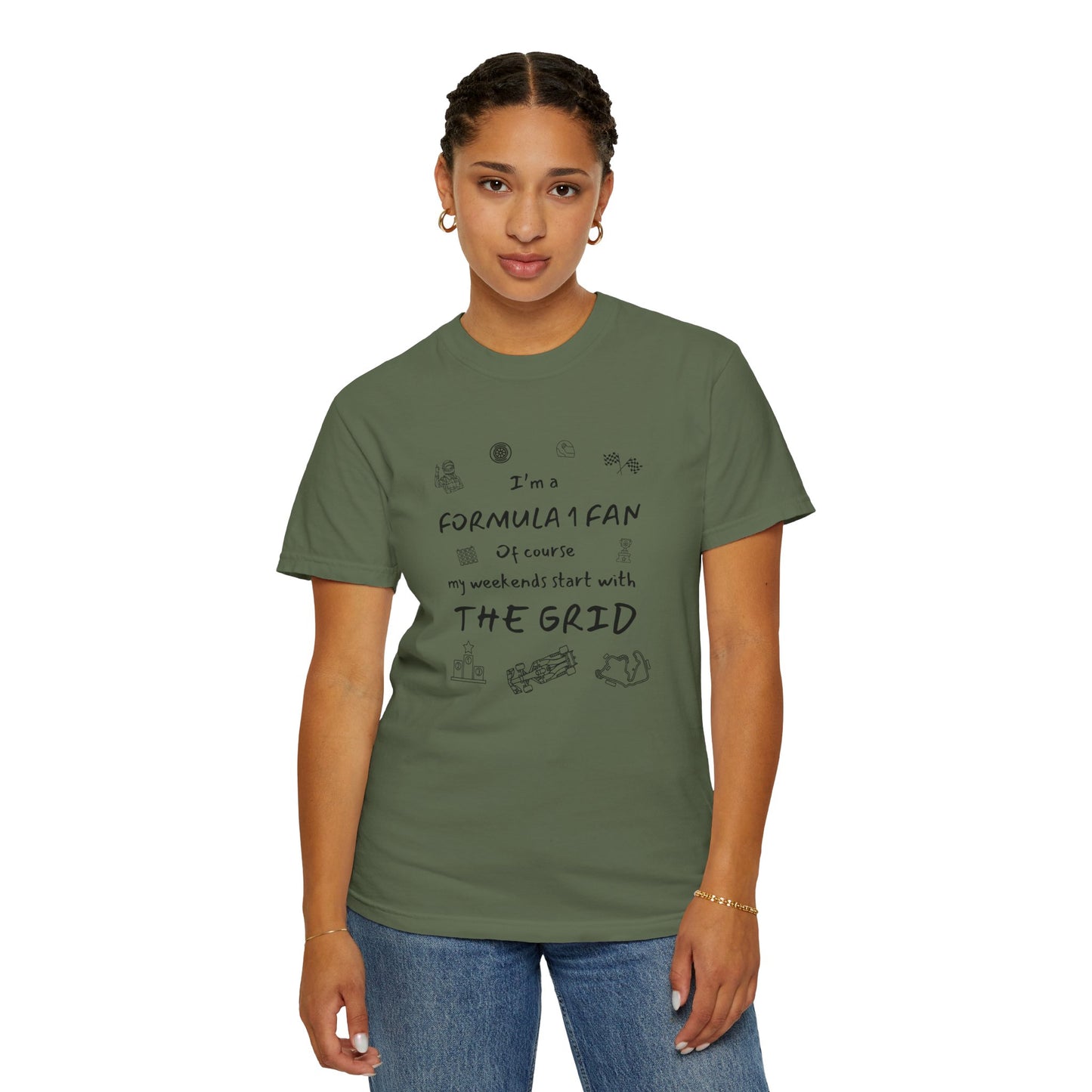 I'm A Formula 1 Fan Of Course My Weekends Start With The Grid T-Shirt