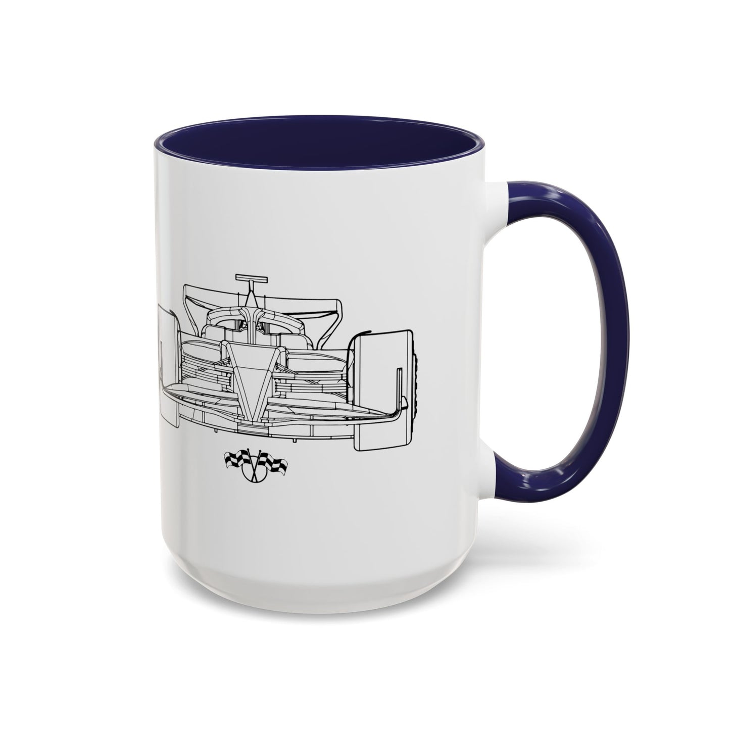 Formula 1 Race Car Accent Mug (11oz)