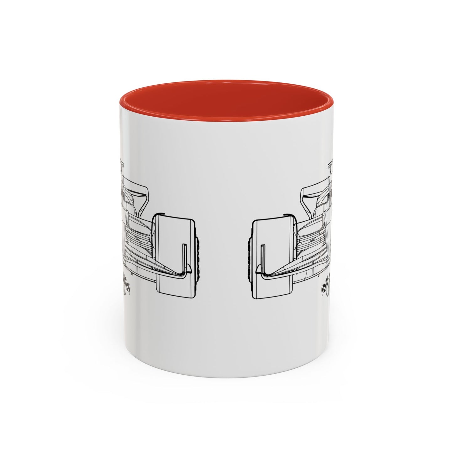 Formula 1 Race Car Accent Mug (11oz)