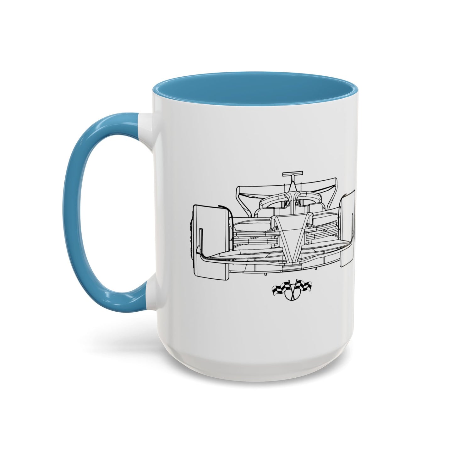 Formula 1 Race Car Accent Mug (11oz)