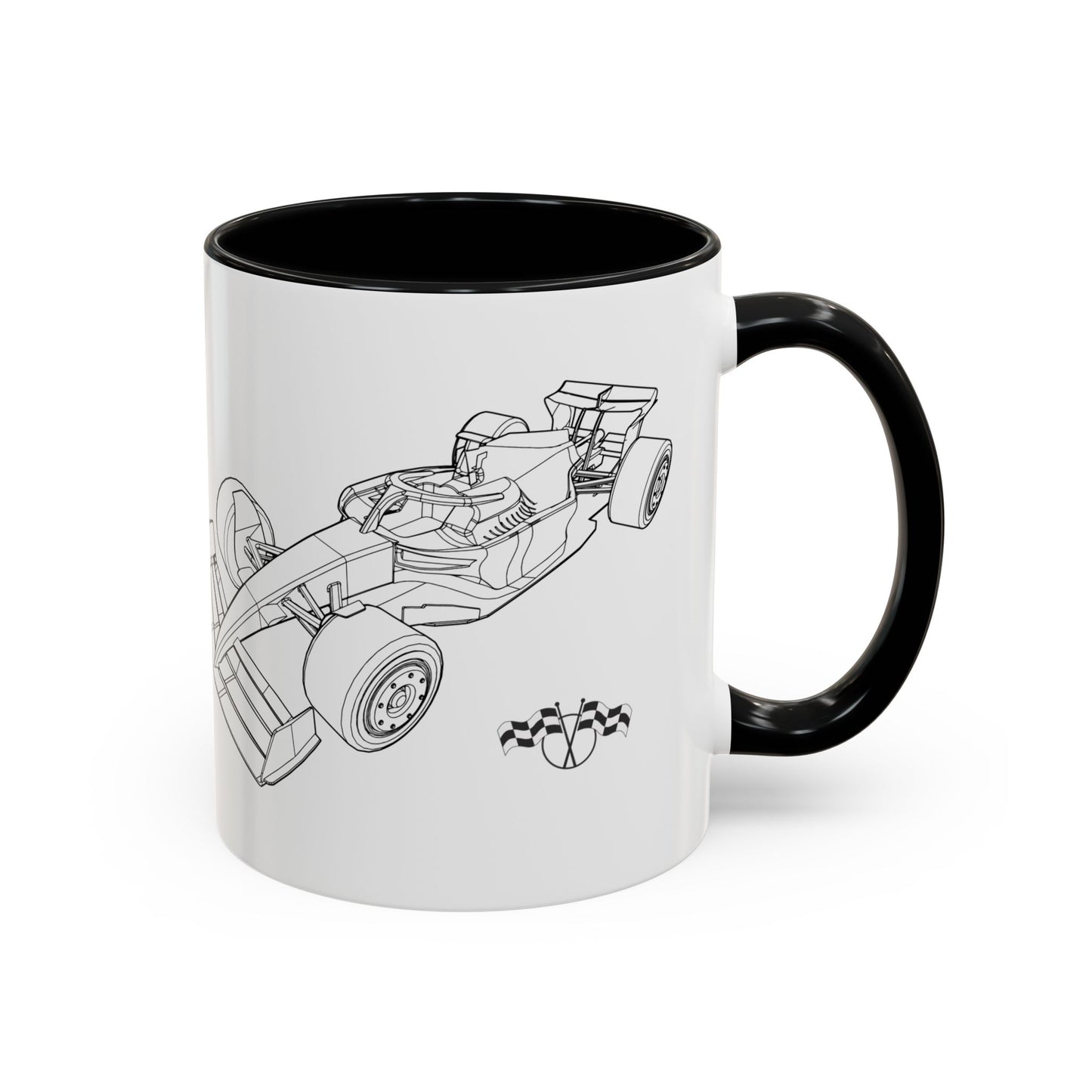 Formula 1 Race Car Coffee Mug, 11oz