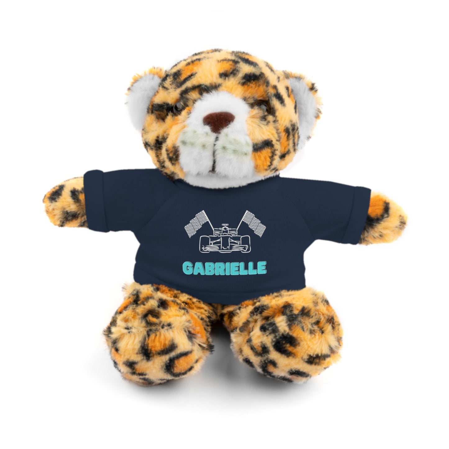 Personalized Race Car Stuffed Animals with T-Shirt