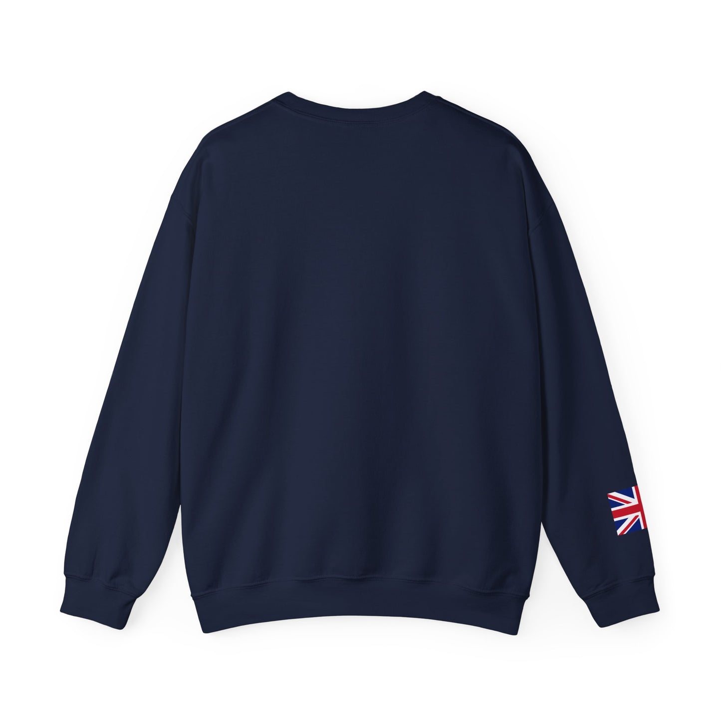 Formula 1 George Russell Sweatshirt UK Flag Union Jack Flag on Sleeve