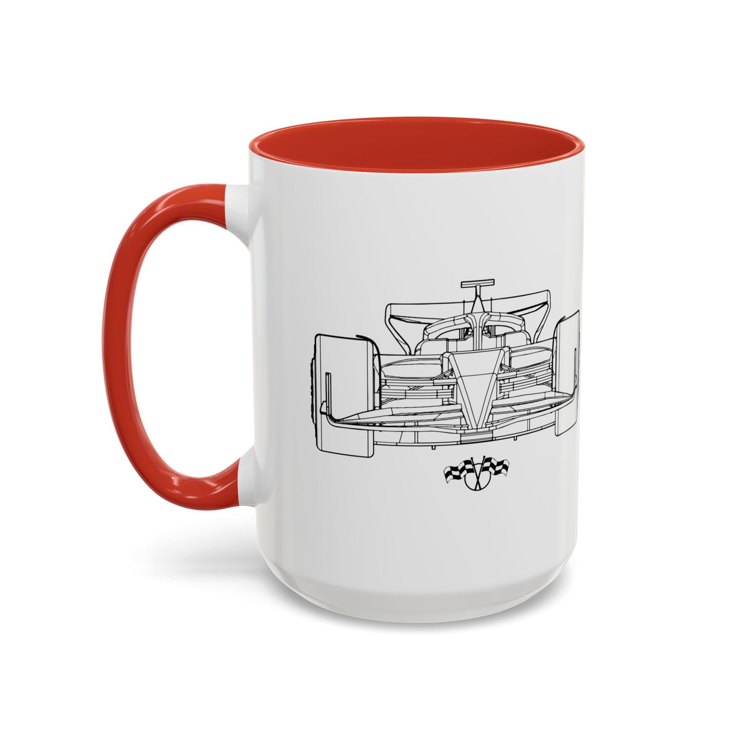 Formula 1 Race Car Accent Mug (11oz)