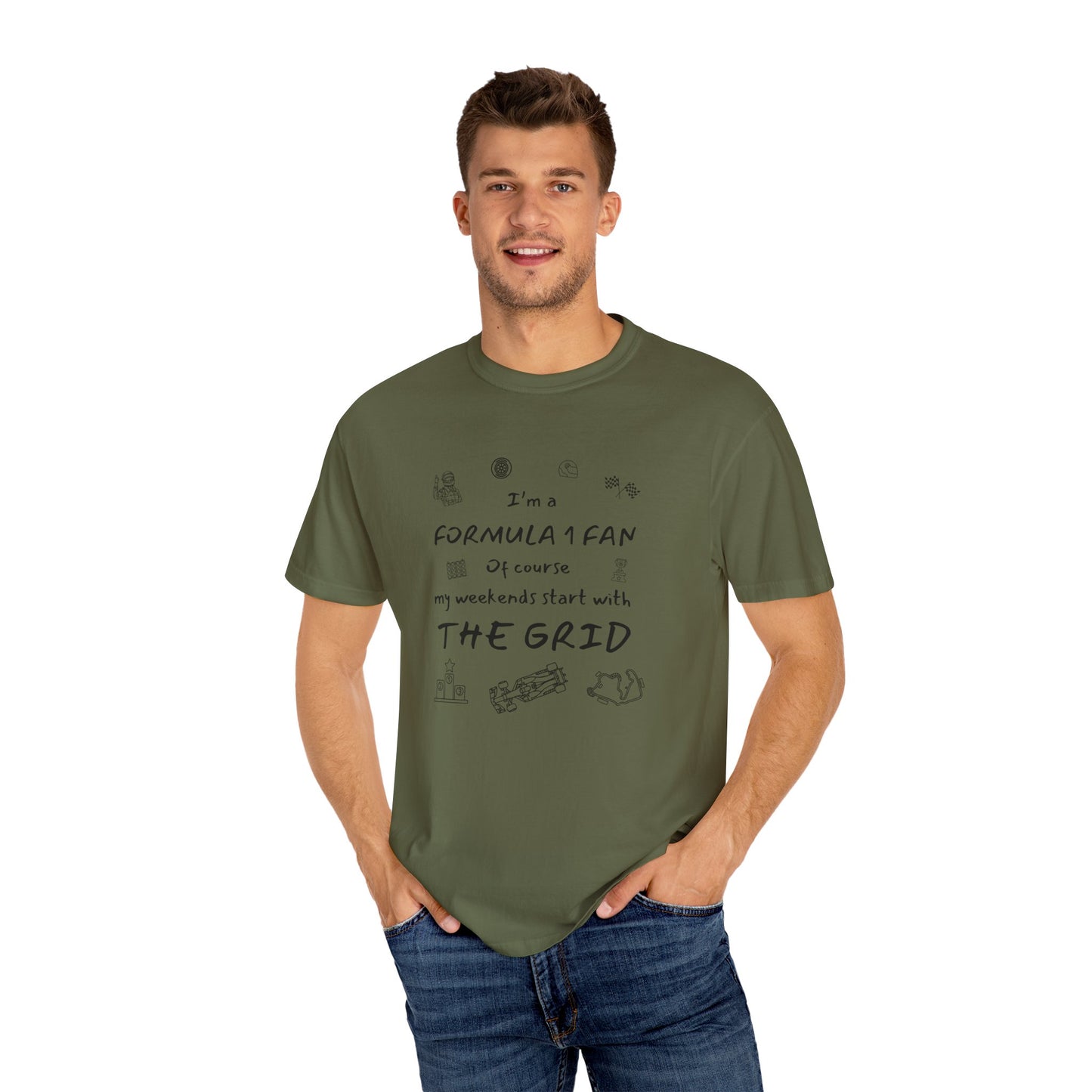I'm A Formula 1 Fan Of Course My Weekends Start With The Grid T-Shirt