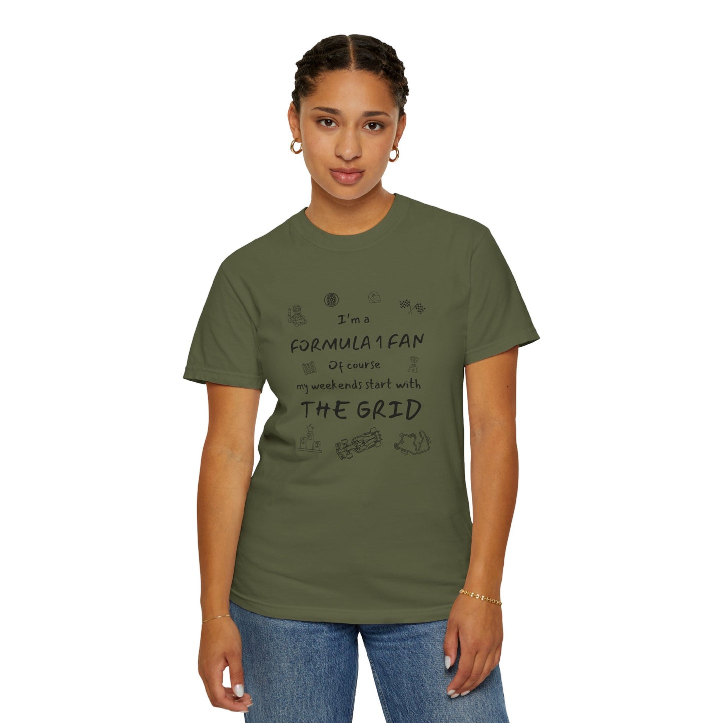 I'm A Formula 1 Fan Of Course My Weekends Start With The Grid T-Shirt