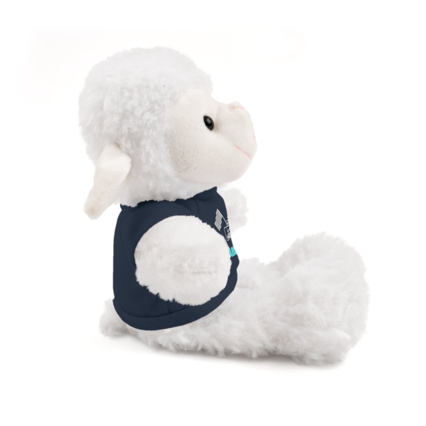 Personalized Race Car Stuffed Animals with T-Shirt
