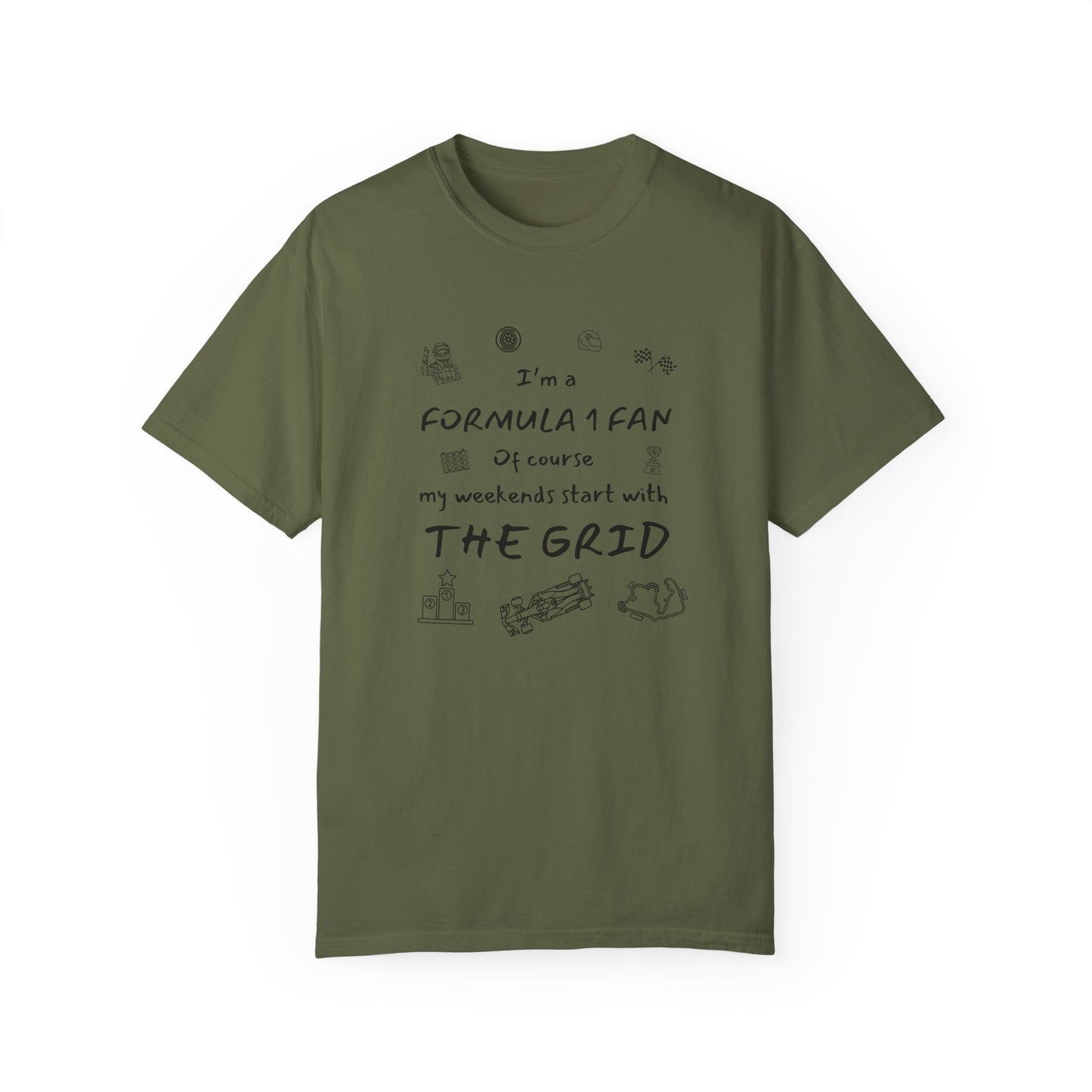 I'm A Formula 1 Fan Of Course My Weekends Start With The Grid T-Shirt