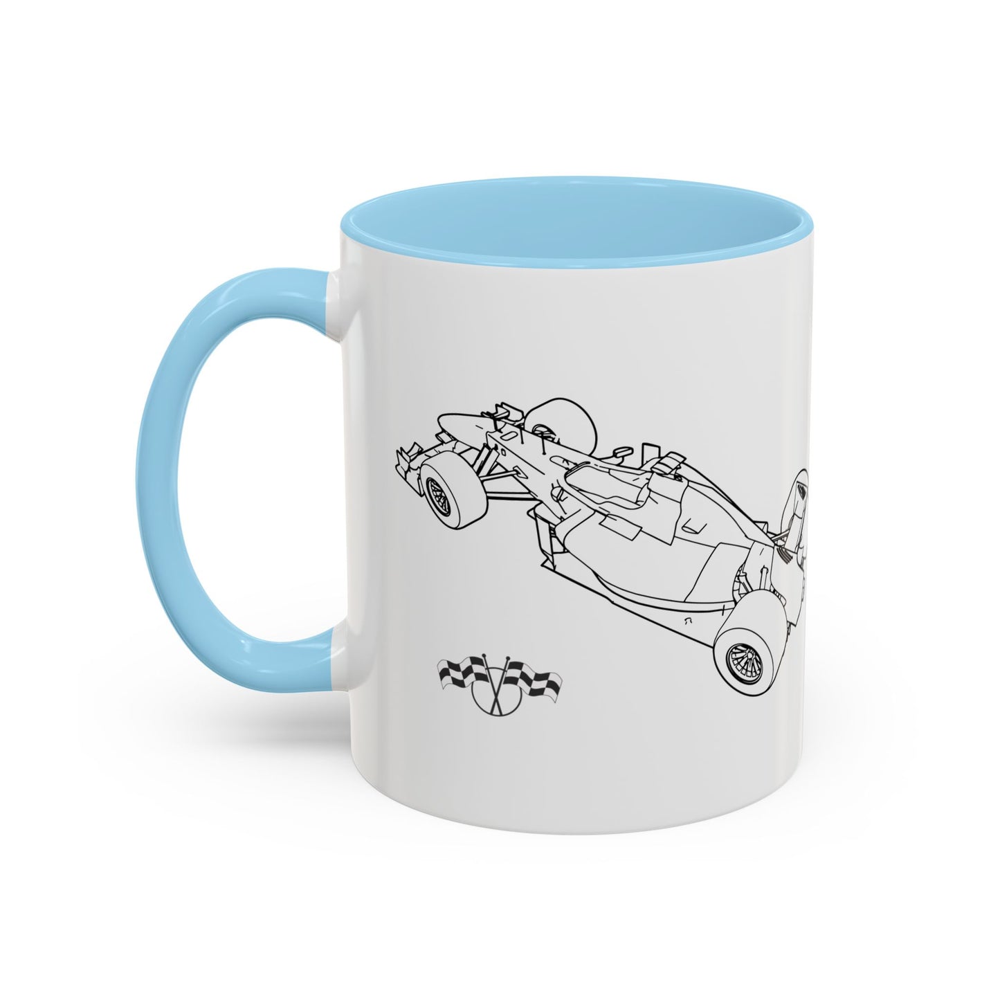 Formula 1 Race Car Coffee Mug, 11oz