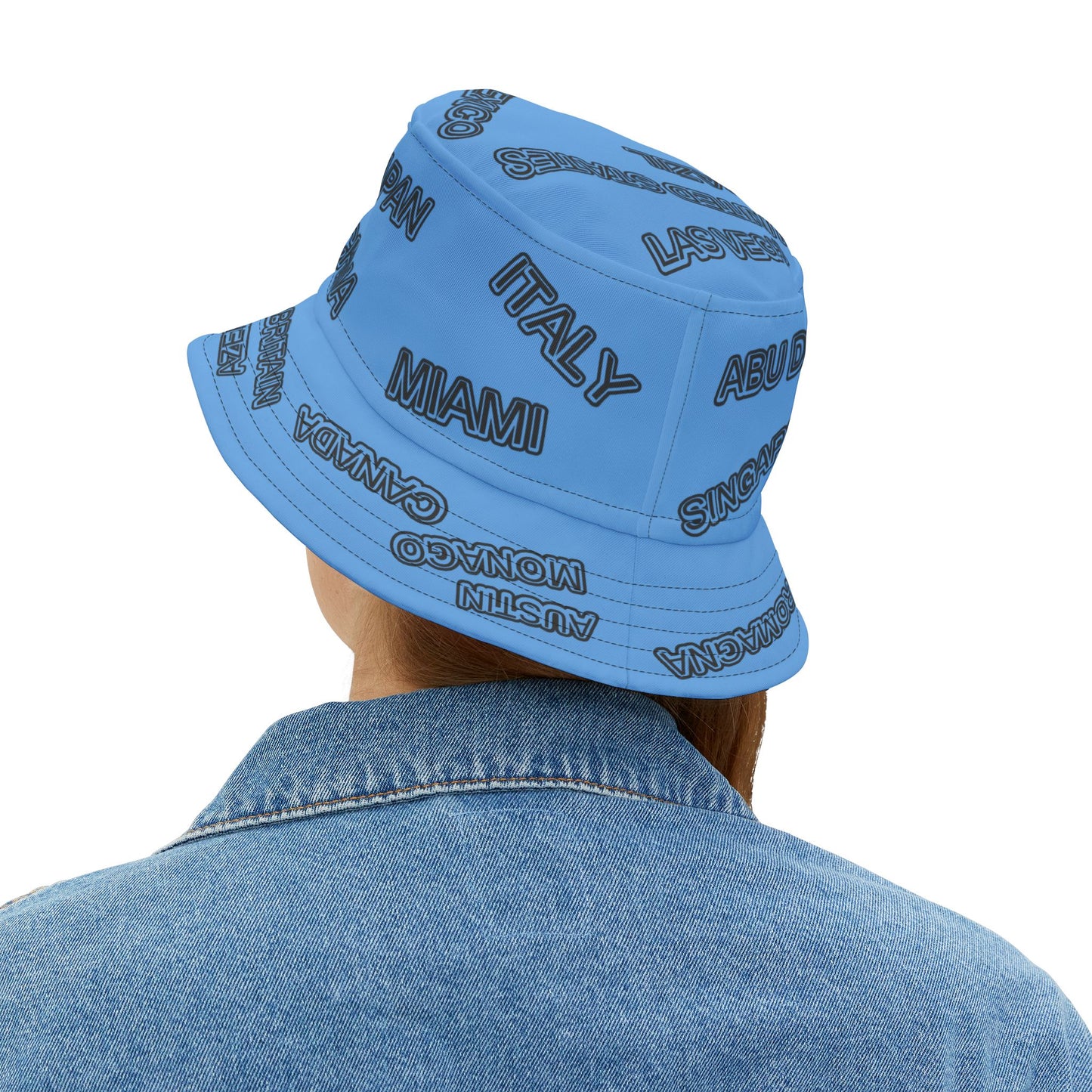 Formula Motorsport Track Hat Blue Adult Unisex Bucket Hat