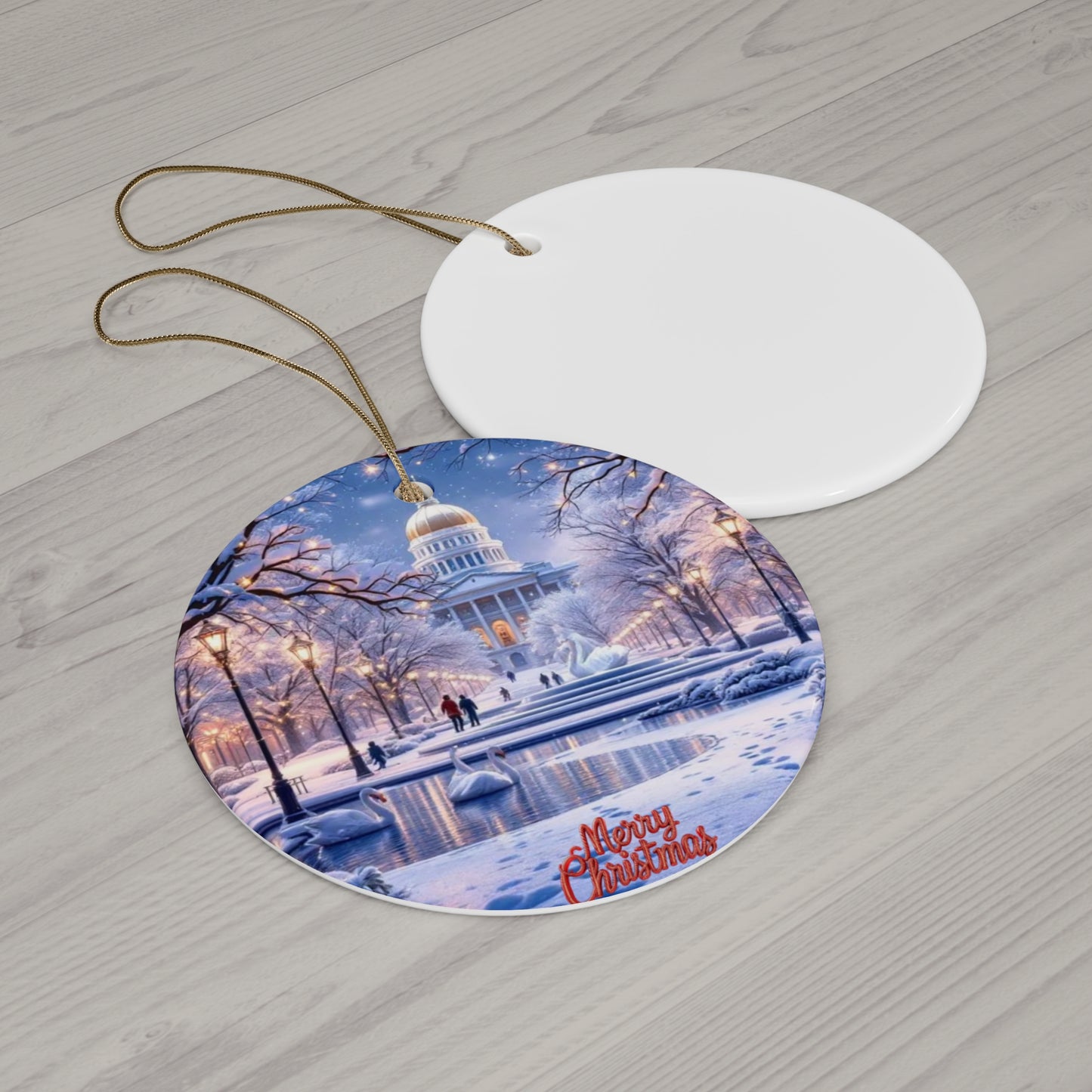 US Capitol Building Dome Ceramic Ornament