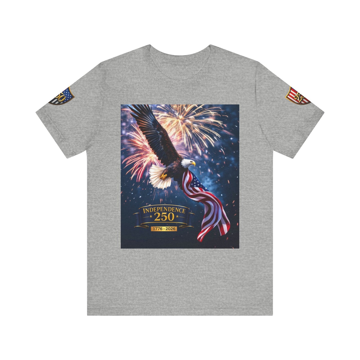 Independence 250 Bald Eagle Tee  | Fireworks Patriotic Tee