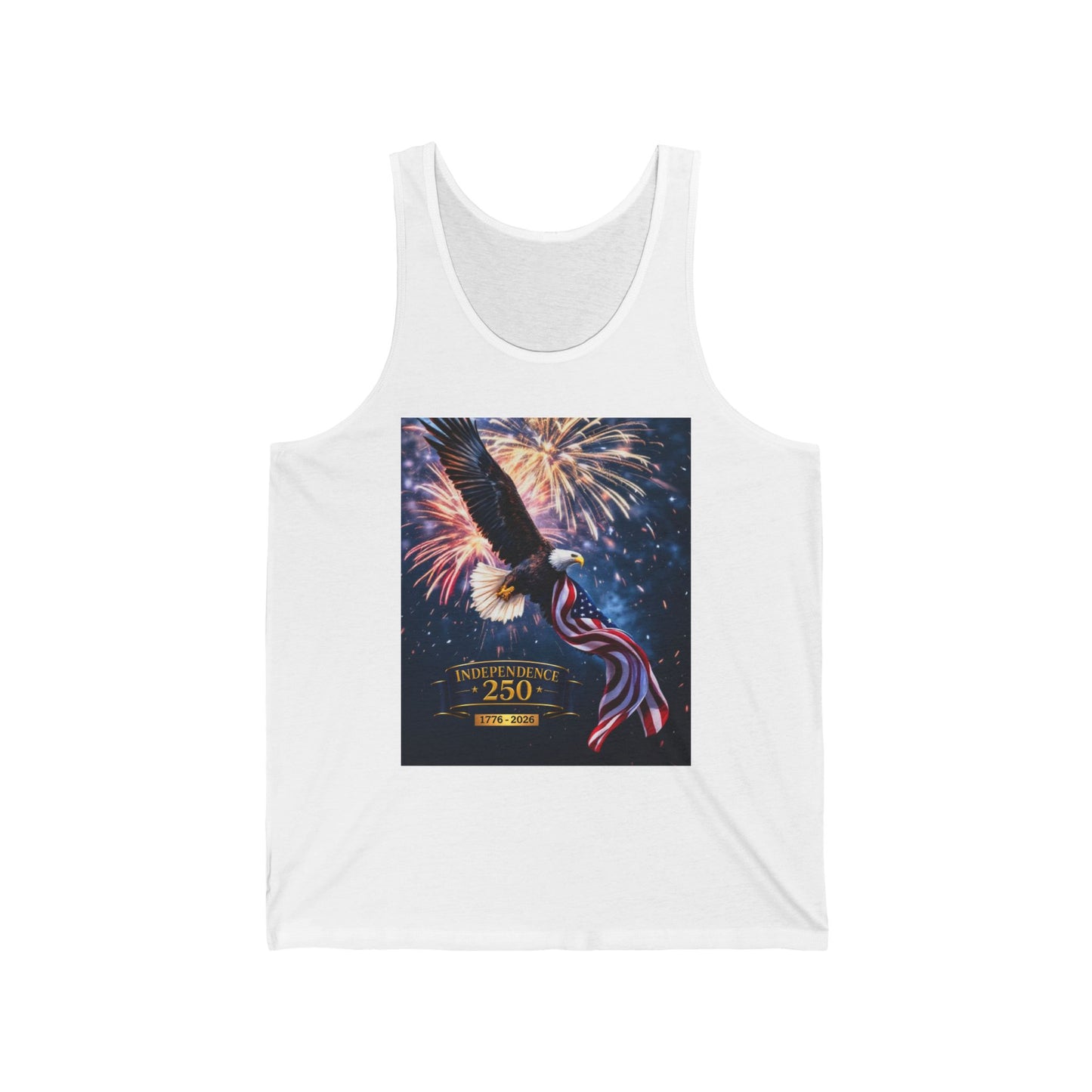 Bald Eagle American Flag Tank Top | Patriotic 4th of July  