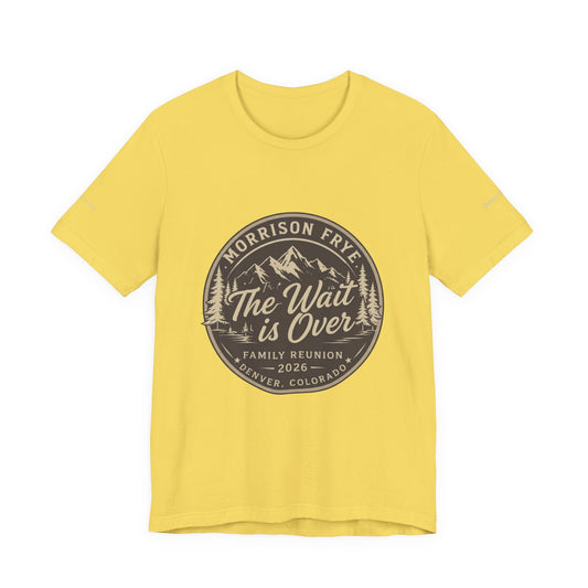 Morrison Frye Family Reunion 2026 Tee – Large Center Logo