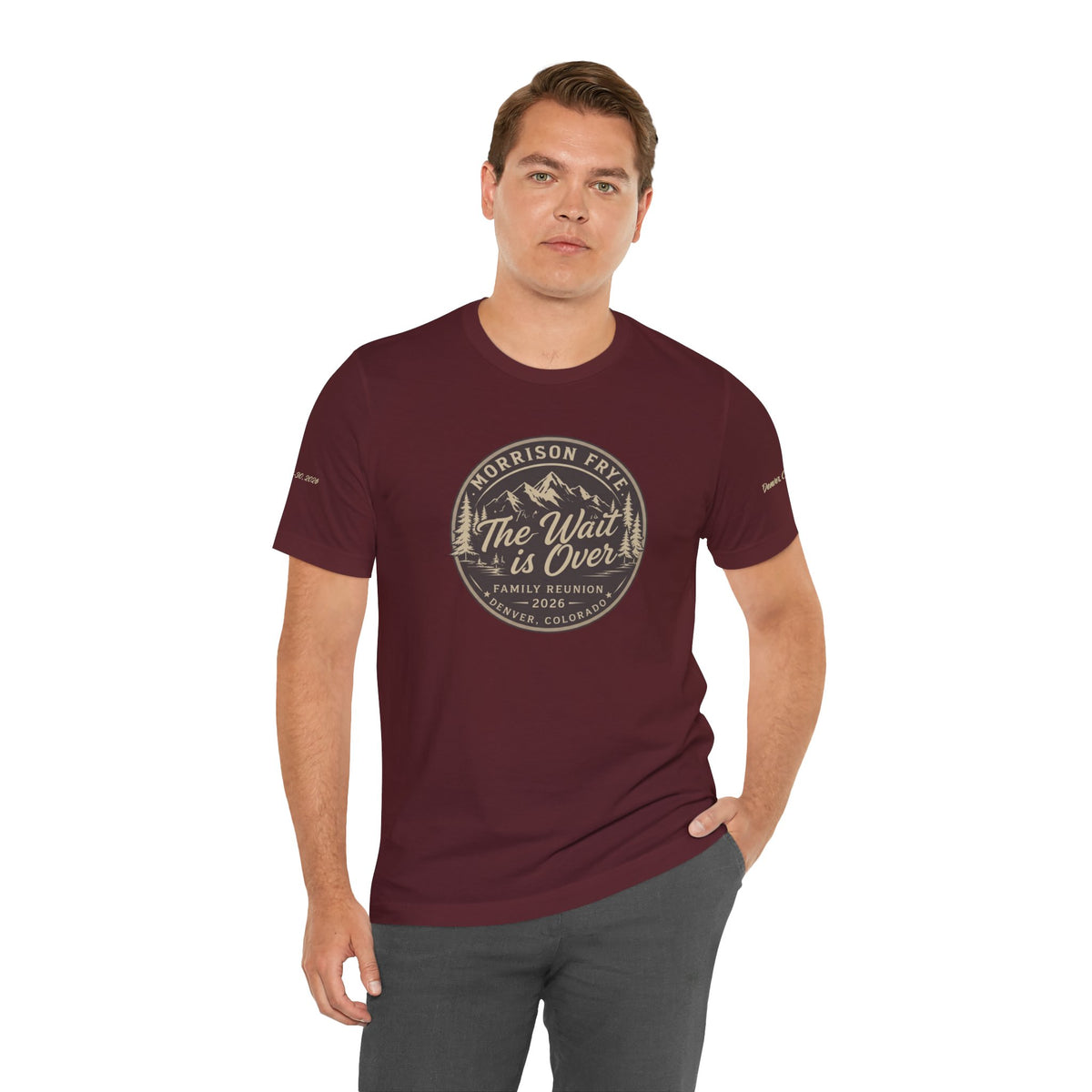 Morrison Frye Family Reunion 2026 Tee – Small Center Logo