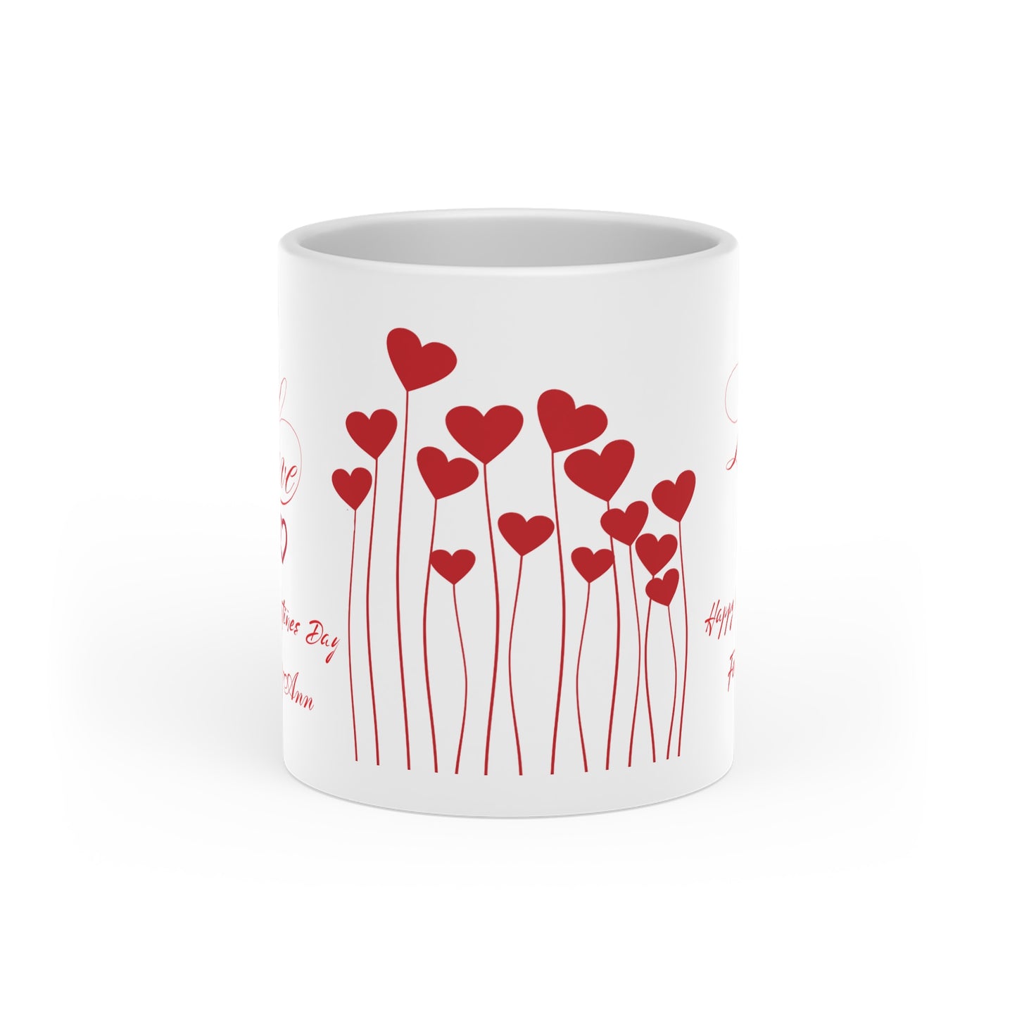 Valentines Customizable (Personalized or NOT) Love Garden Mug